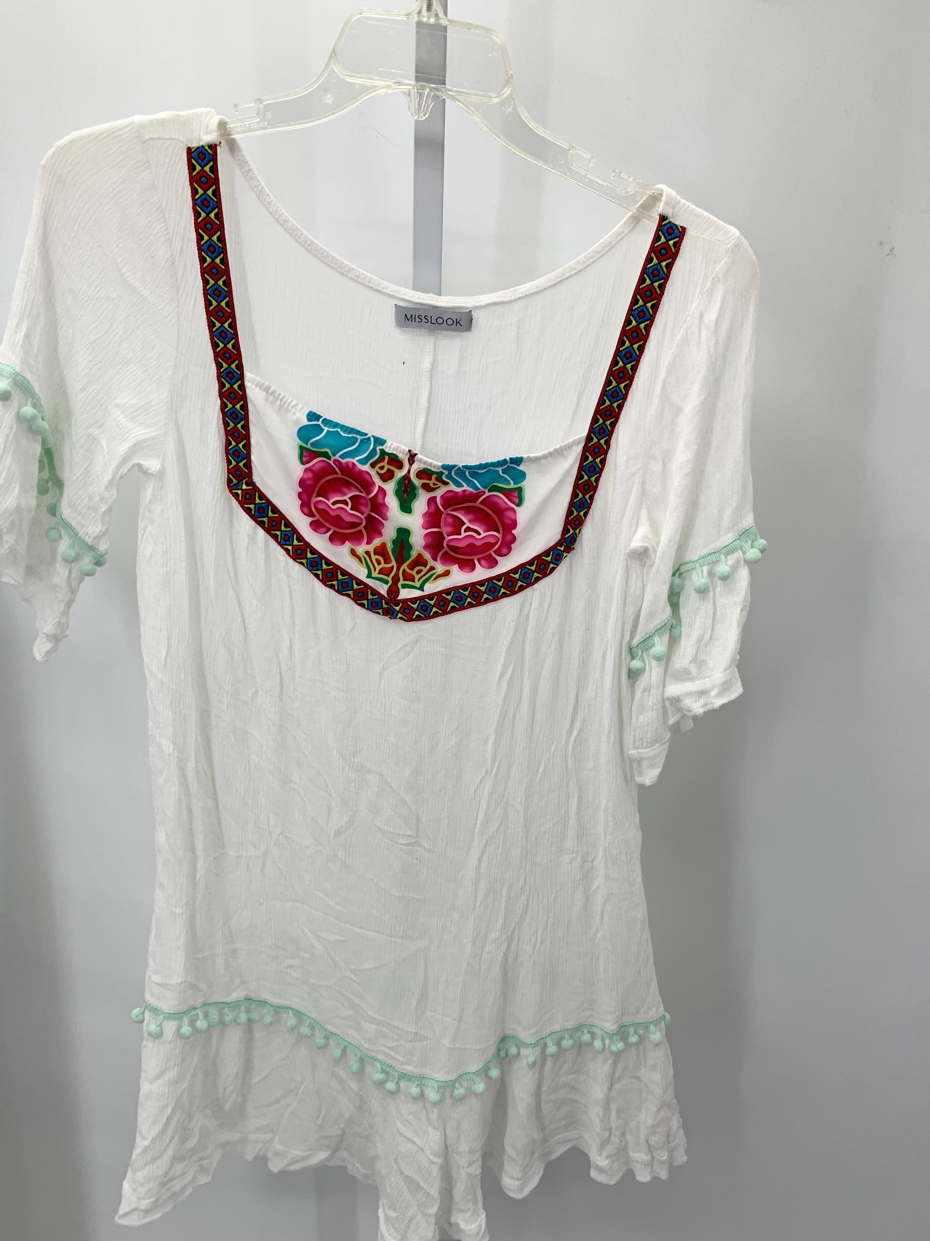 Size Small Misses Short Sleeve Dress