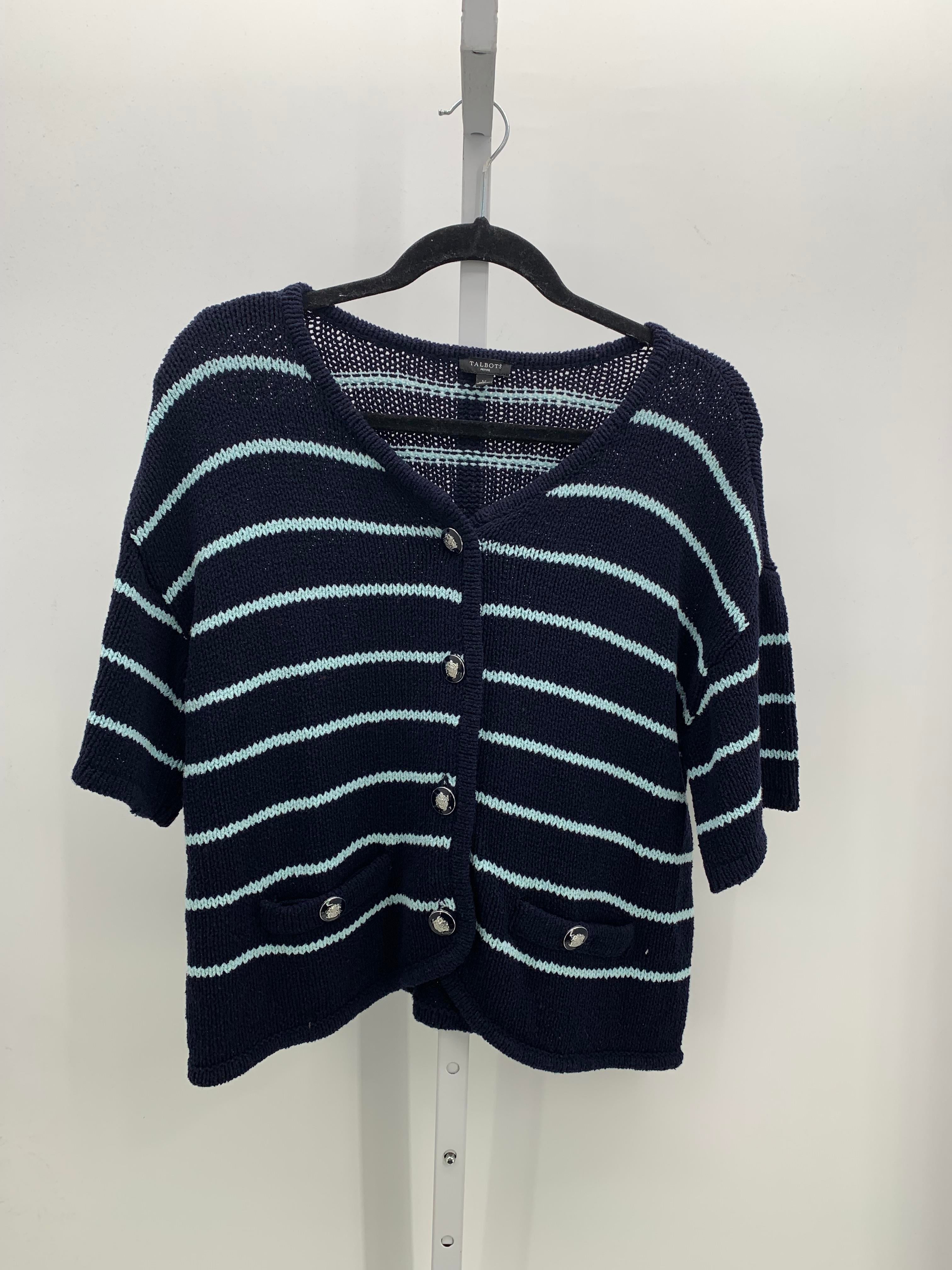 Talbots Size Large Petite Petite Short Slv Sweater