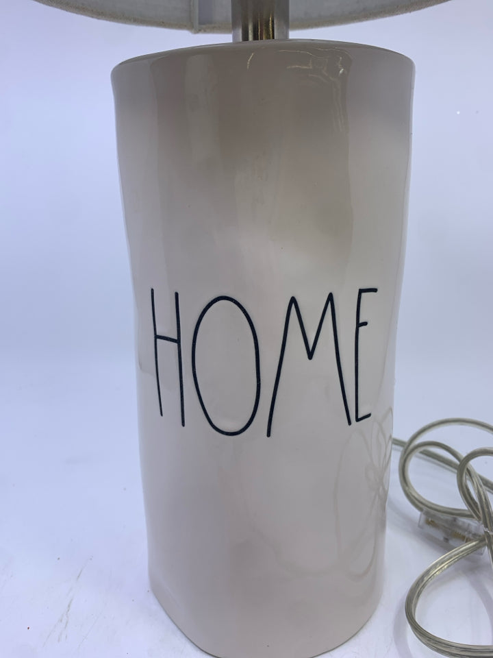 RAE DUNN HOME LAMP.