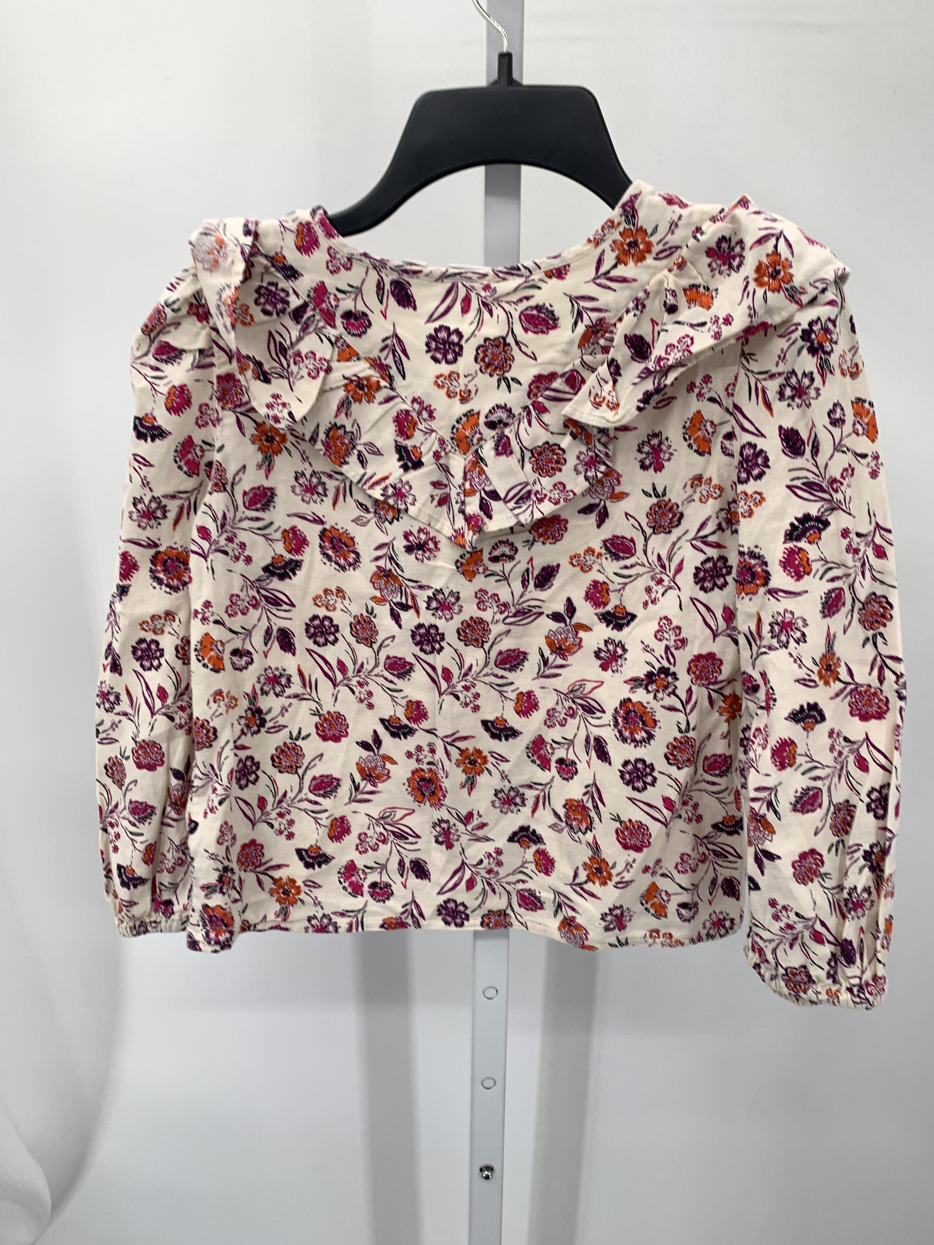 GS155 Size 8 Girls Long Sleeve Shirt