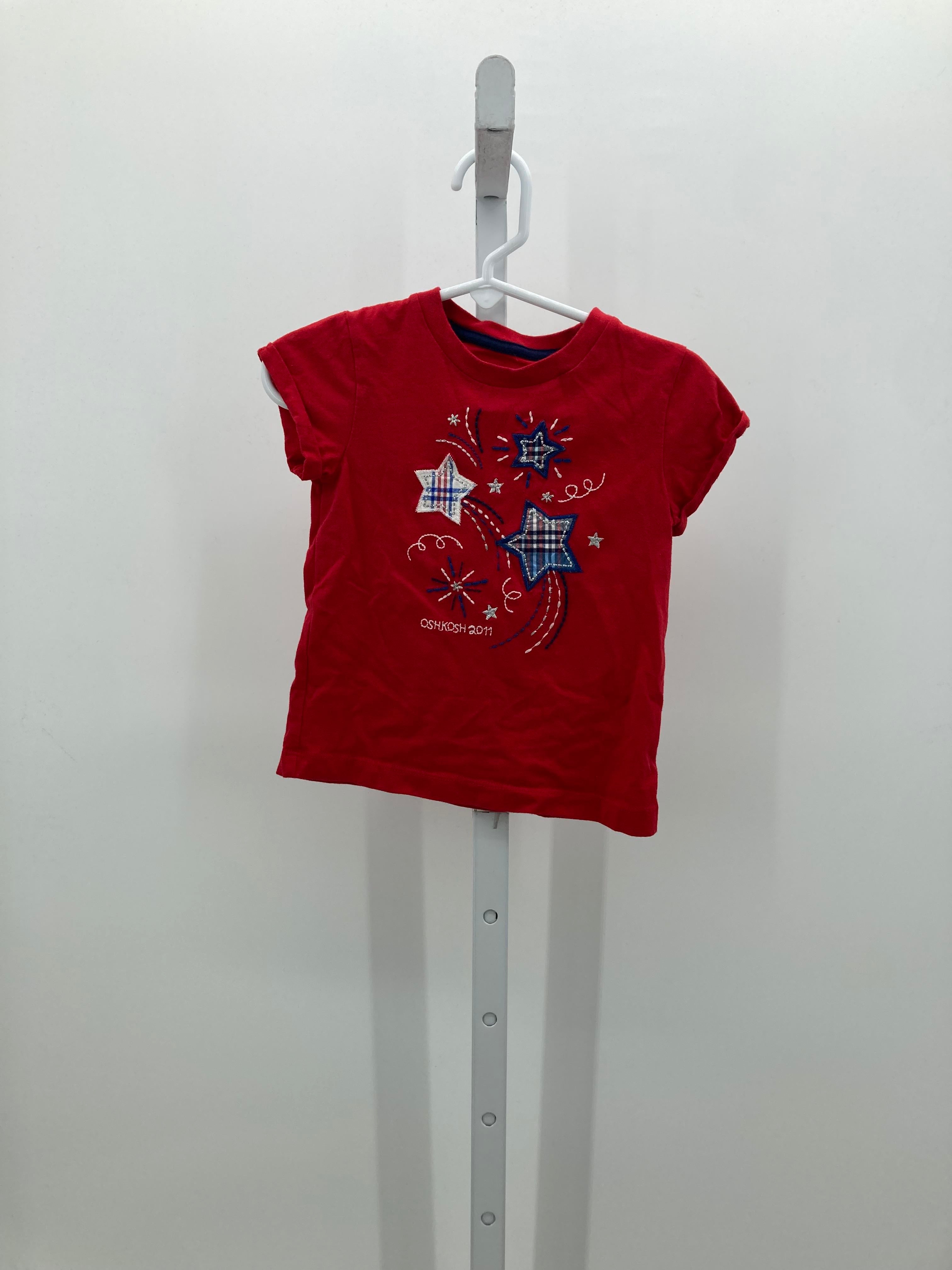 Osh Kosh Size 2T Girls Short Sleeve Shirt