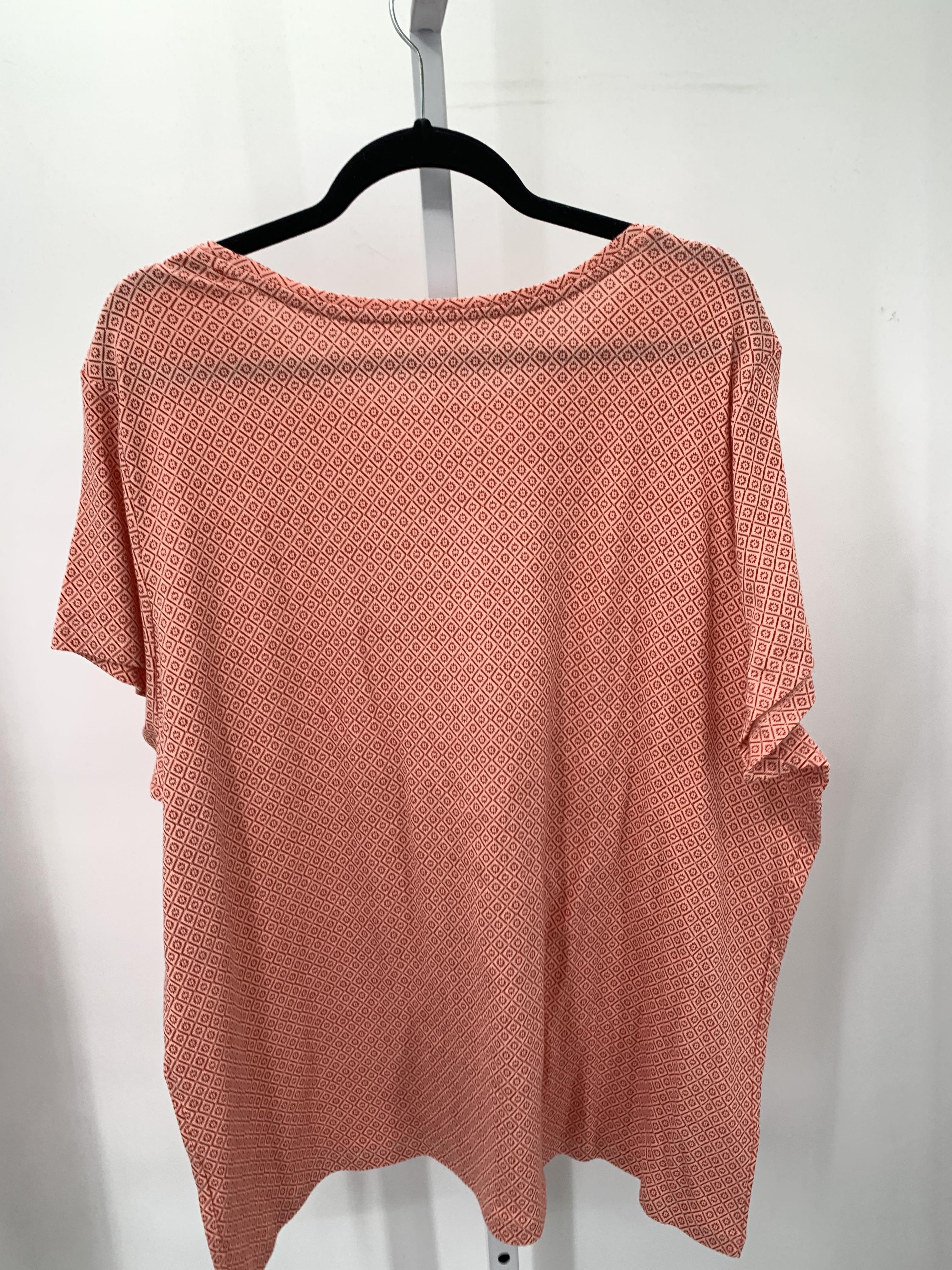 St. Johns Bay Size 3X Womens Short Sleeve Shirt