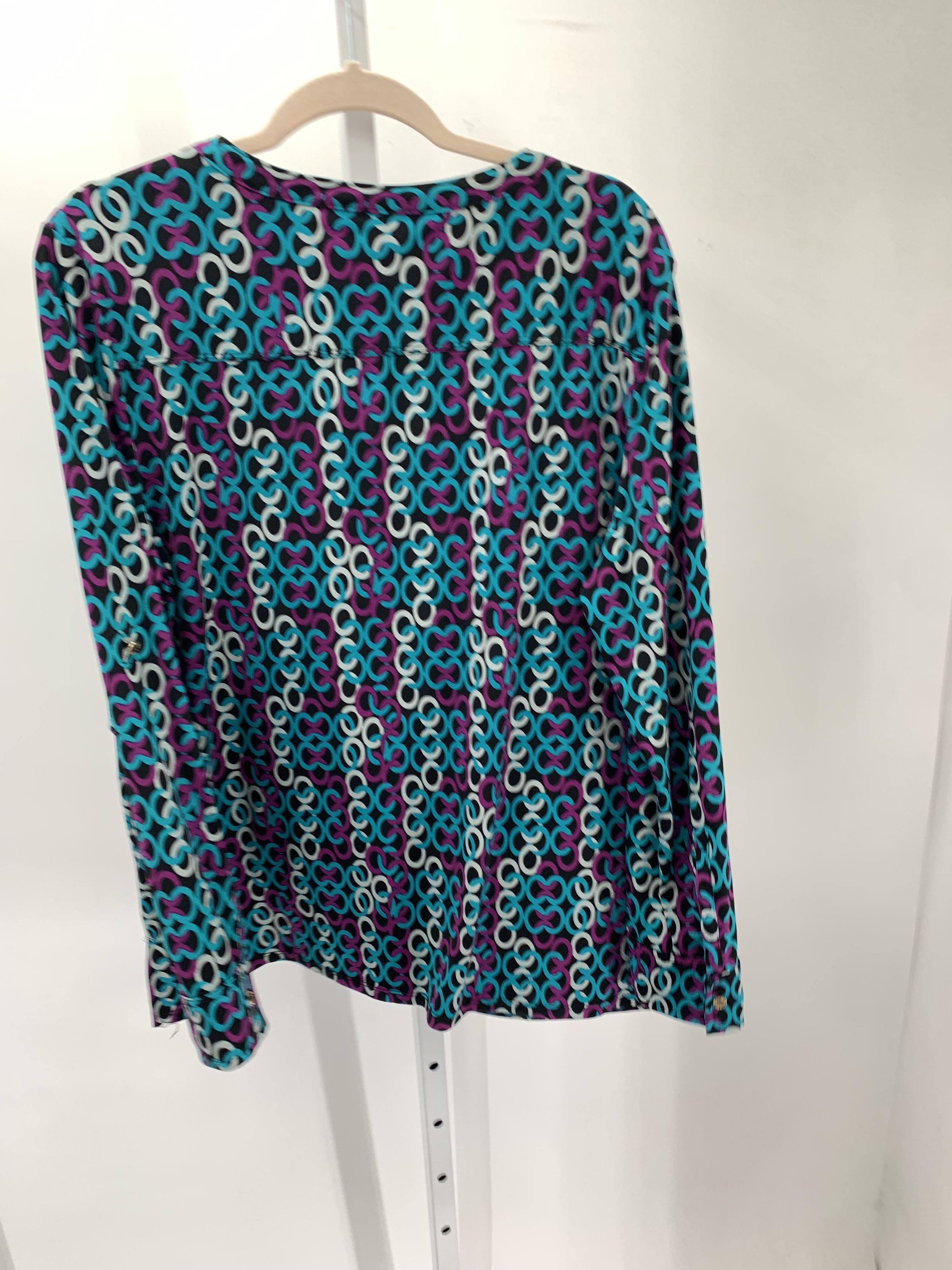 Dana Buchman Size Extra Large Misses Long Sleeve Shirt