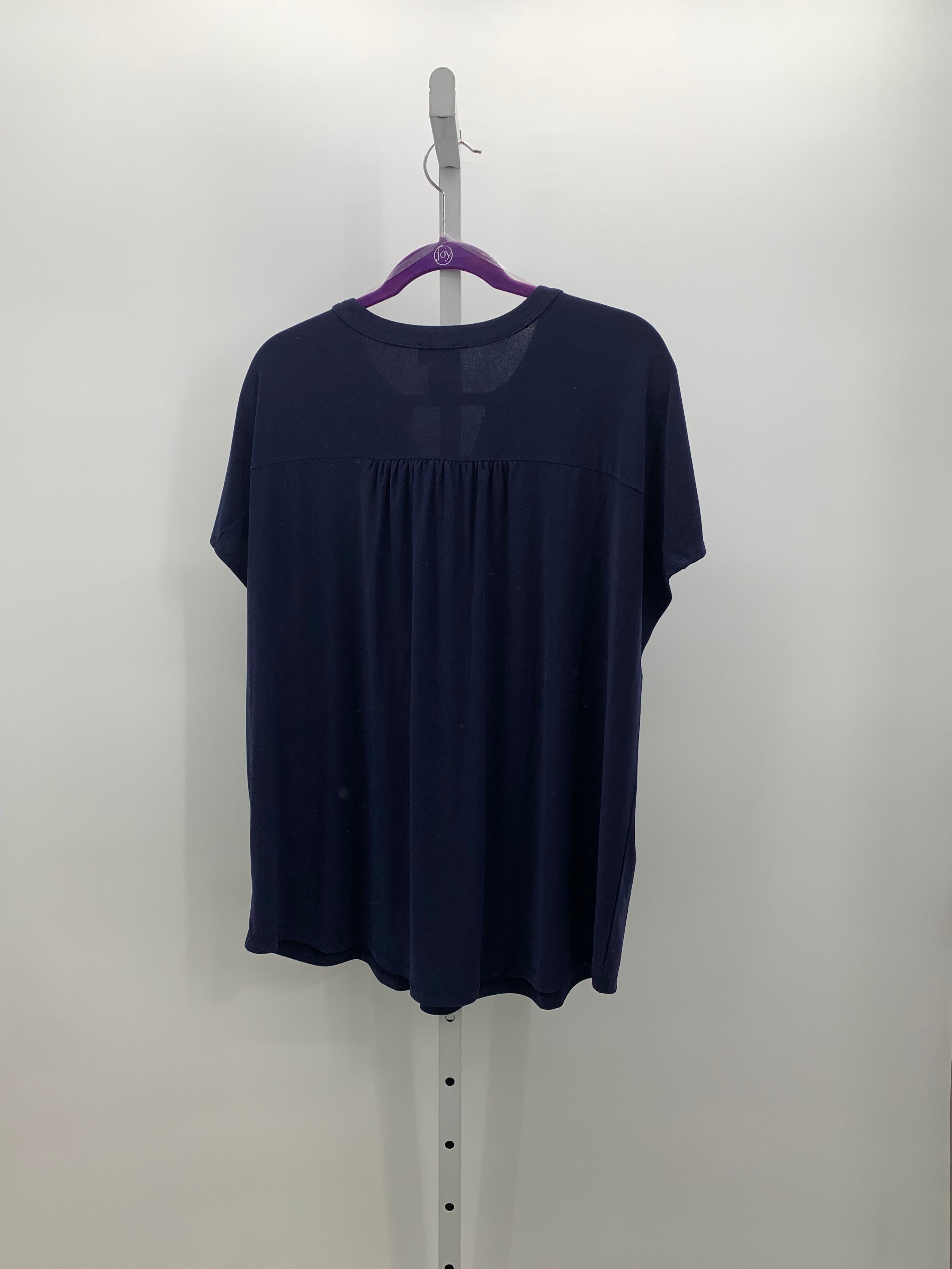 Jones New York Size 2X Womens Short Sleeve Shirt