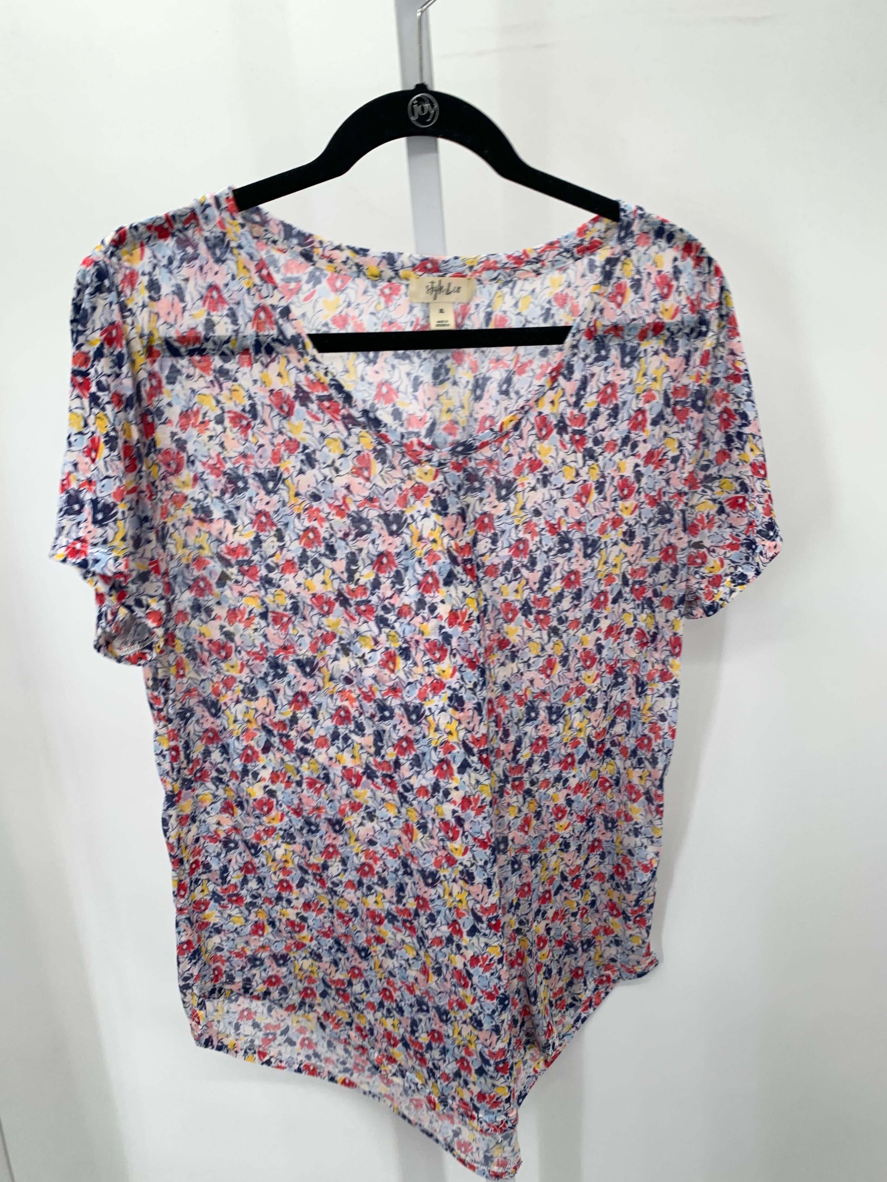 Style & Co. Size Extra Large Misses Short Sleeve Shirt