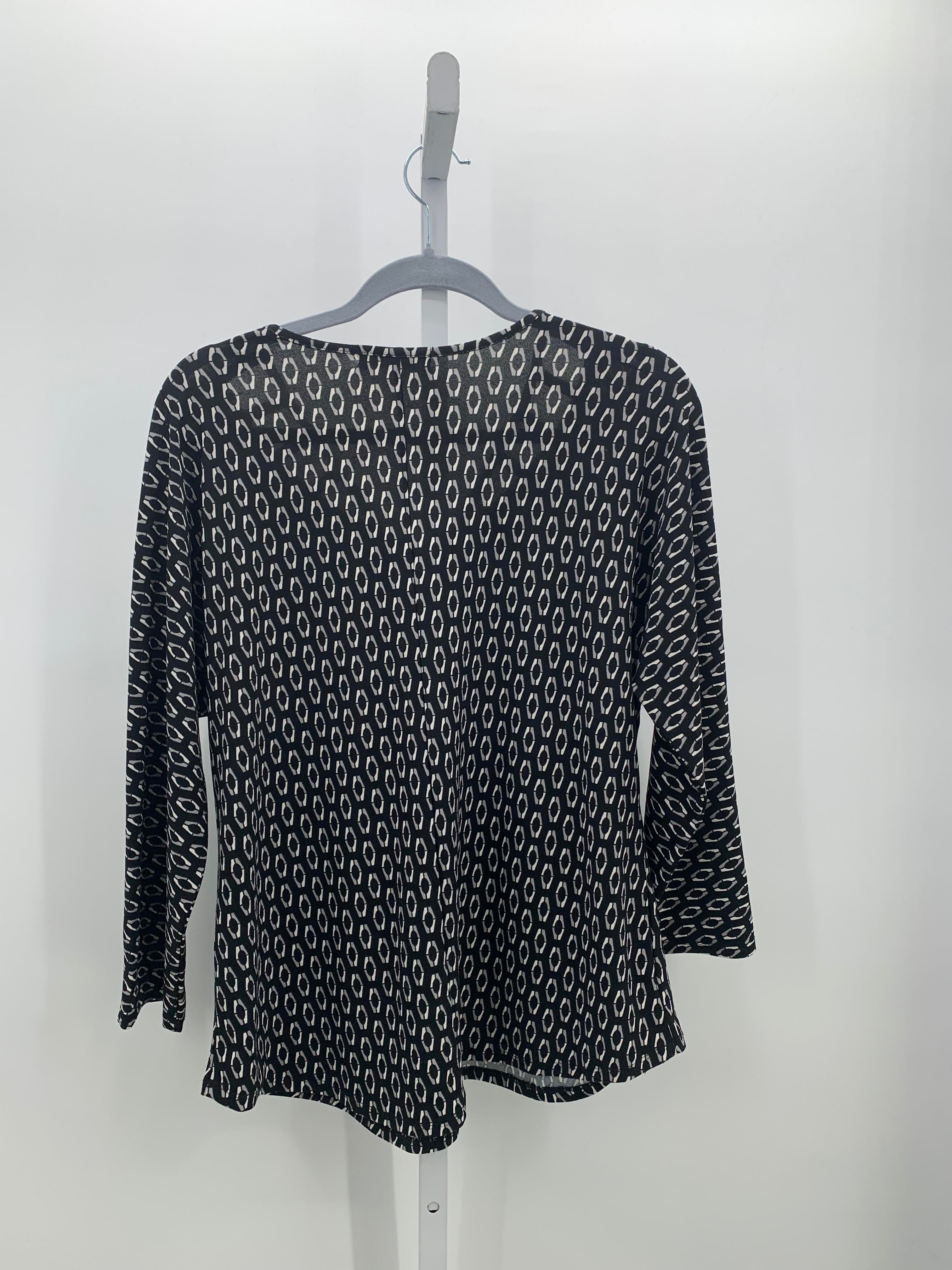 89th & Madison Size Large Misses 3/4 Sleeve Shirt