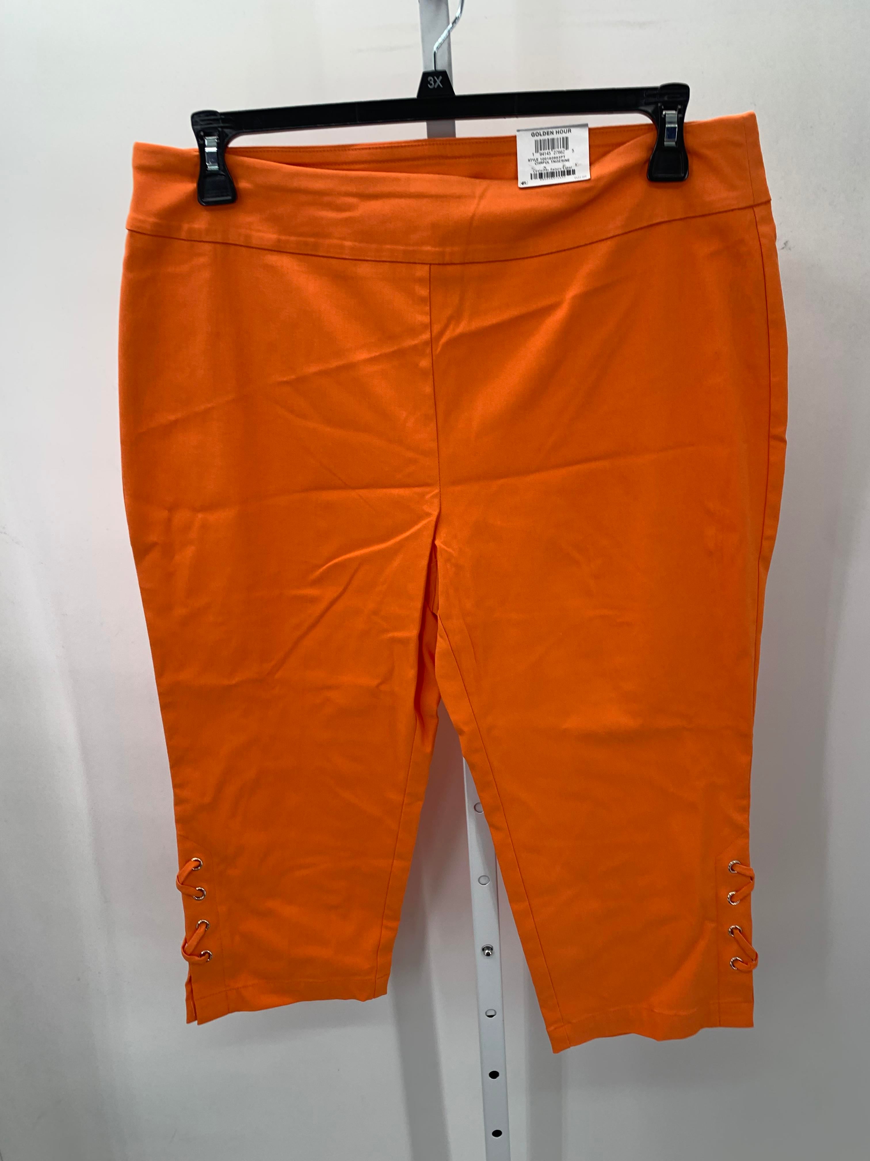 JM Collection Size X Large Petite Petite Cropped Pants