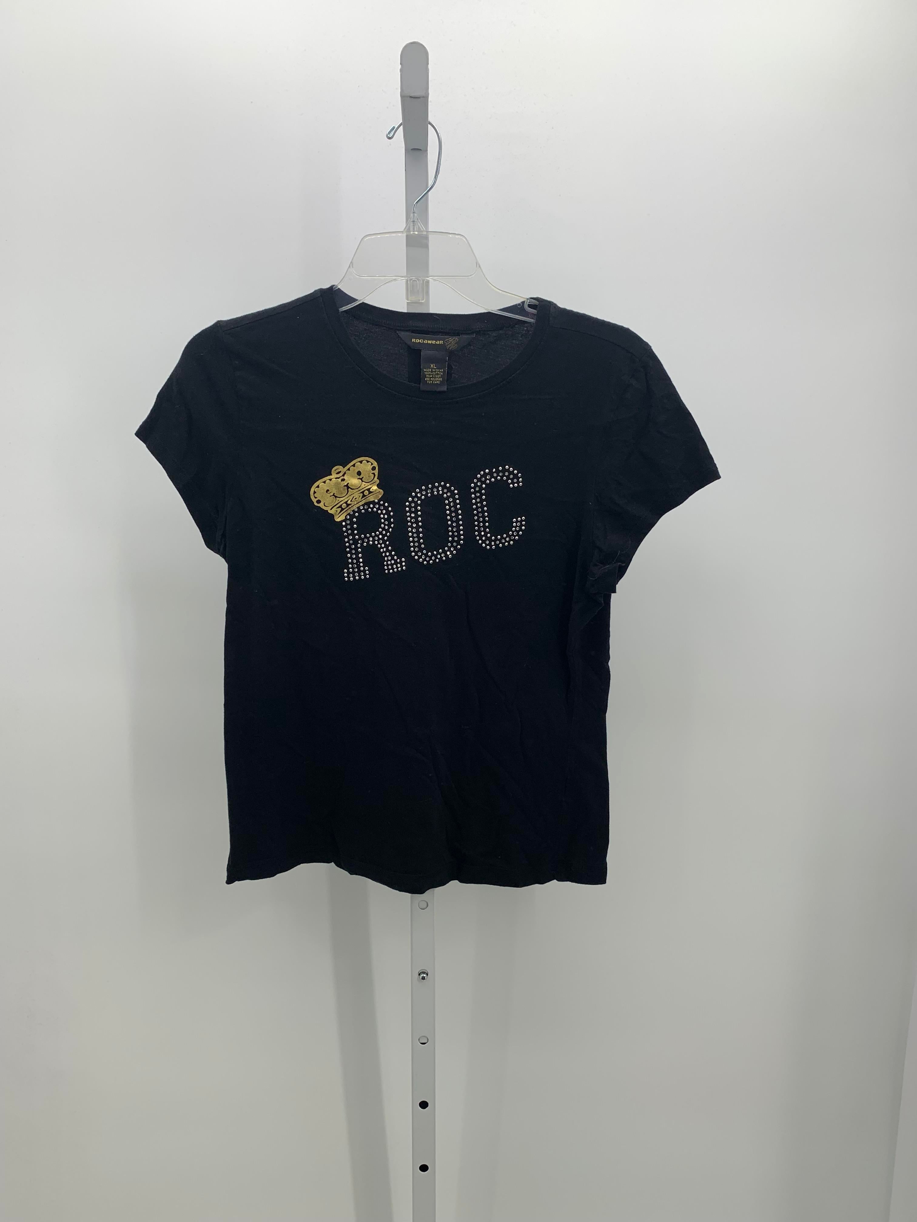 Rocawear Size Extra Large Misses Short Sleeve Shirt