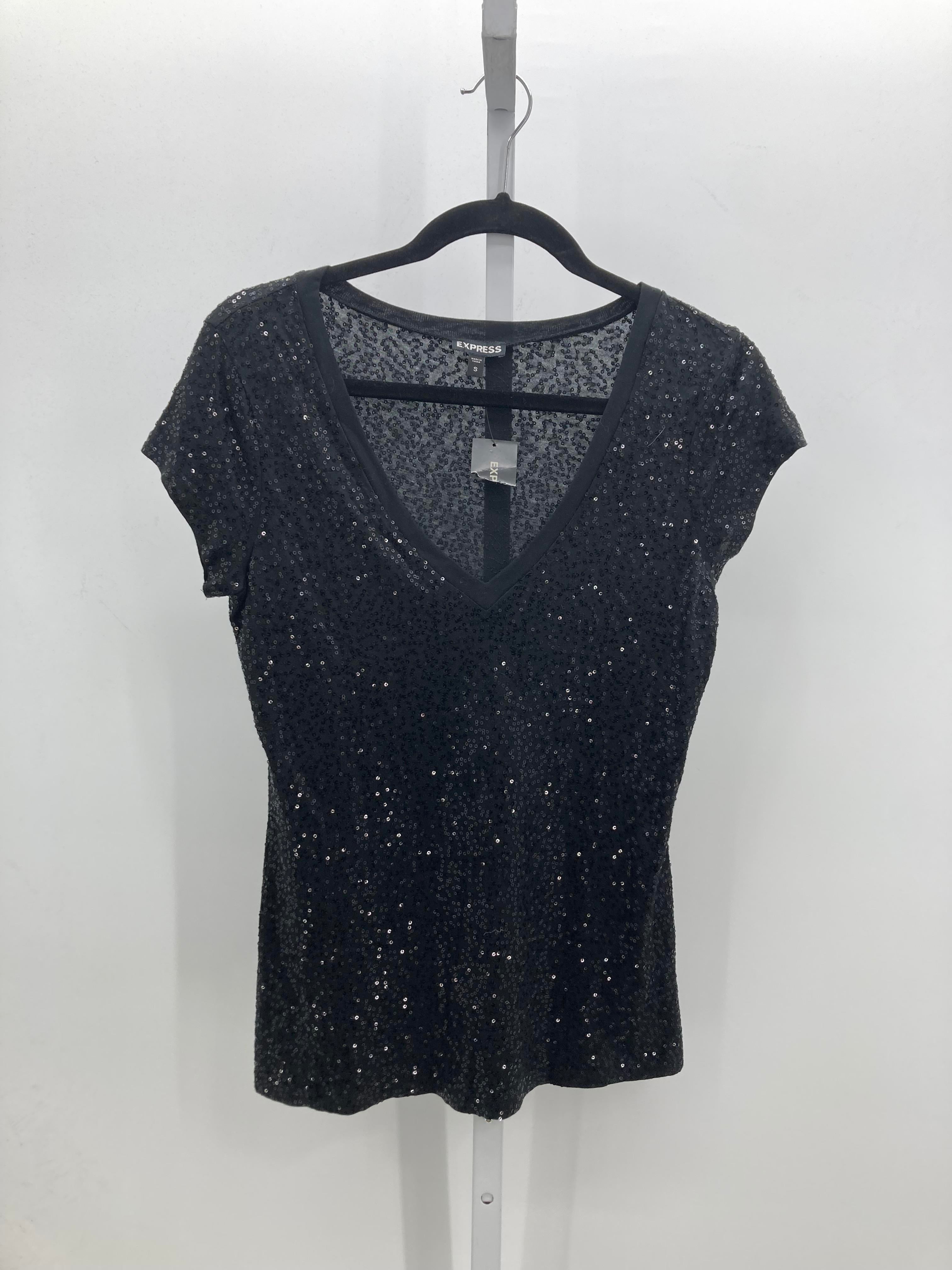 Express Size Small Misses Short Sleeve Shirt