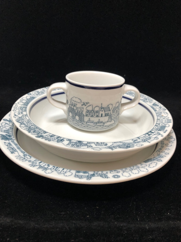 DANSK 3PC BISTRO FOR KIDS.