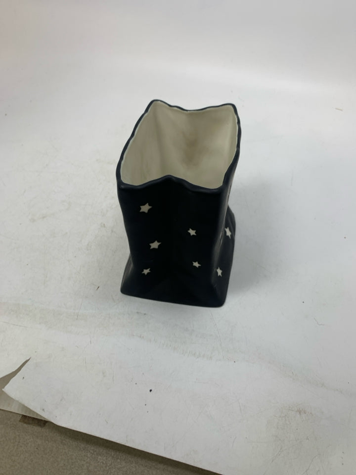 PARTYLITE WITCH VOTIVE LUMINARY CERAMIC BAG.