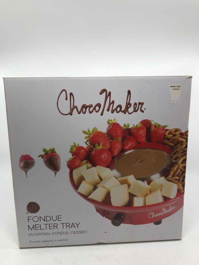 NIB FONDUE MELTER TRAY.