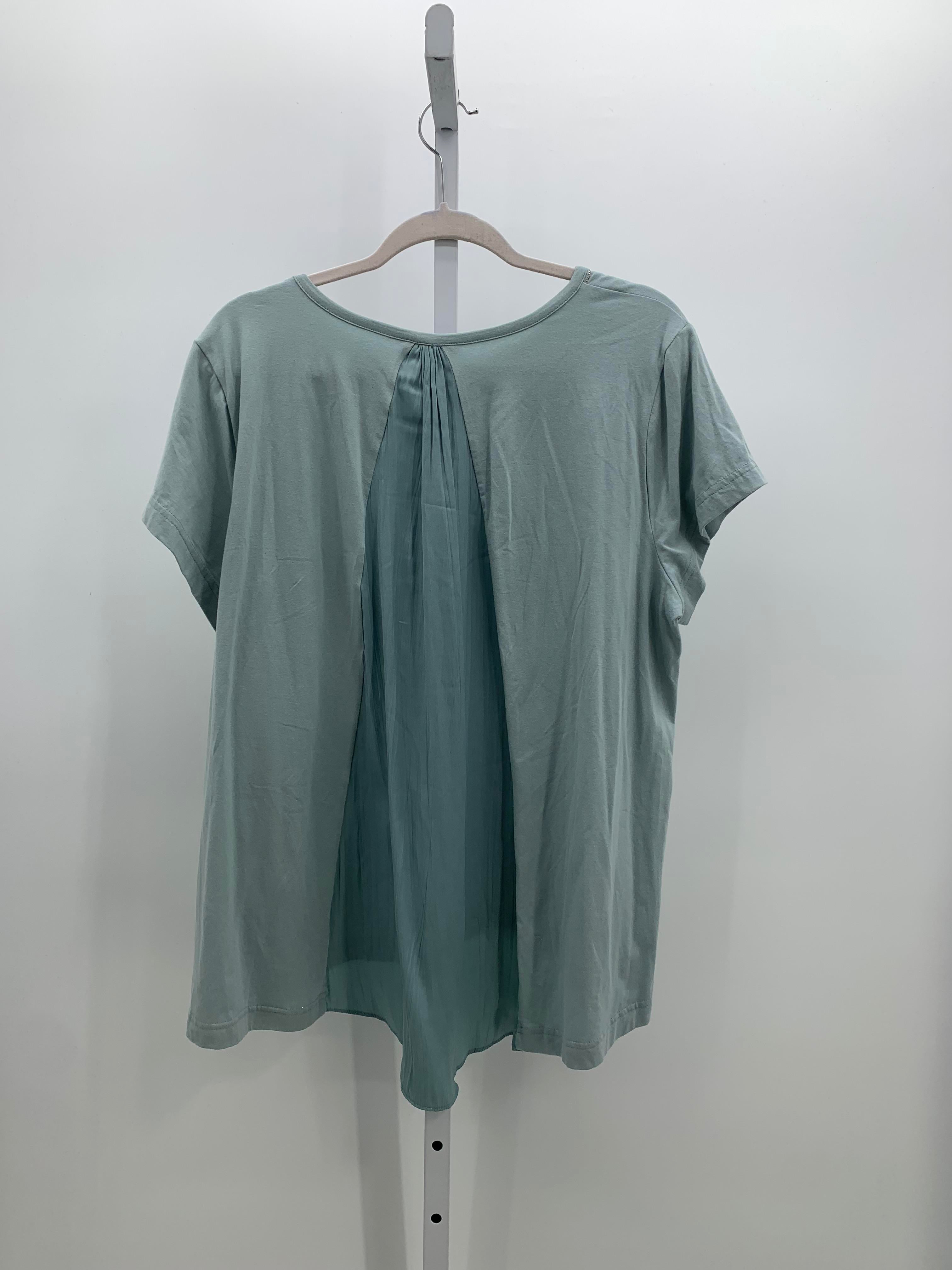 Vera Wang Size Extra Large Misses Short Sleeve Shirt