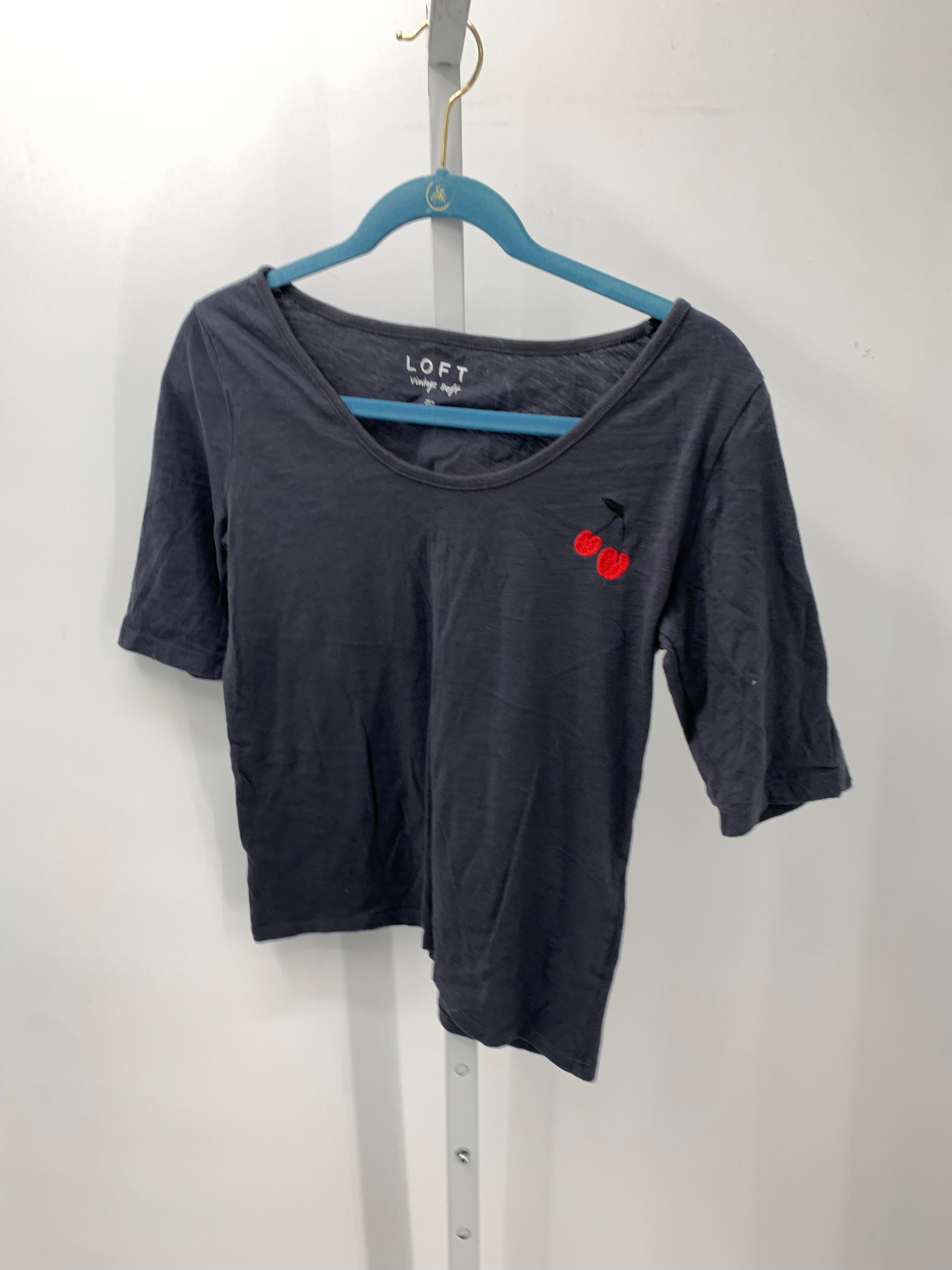 Loft Size Small Misses Short Sleeve Shirt