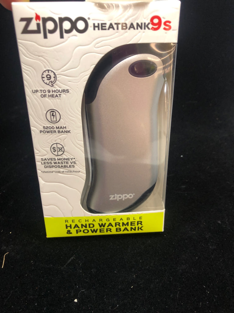 NIB ZIPPO HAND WARMER & POWER BANK.