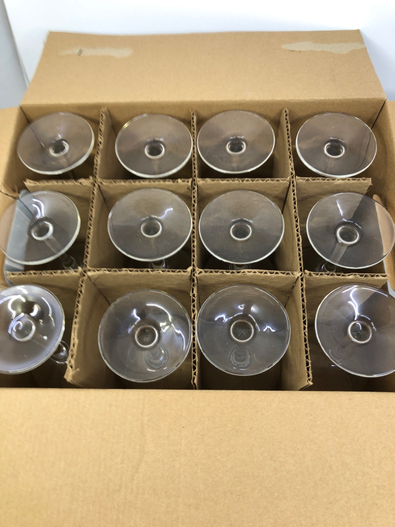12pc WINE GLASSES- IN BOX