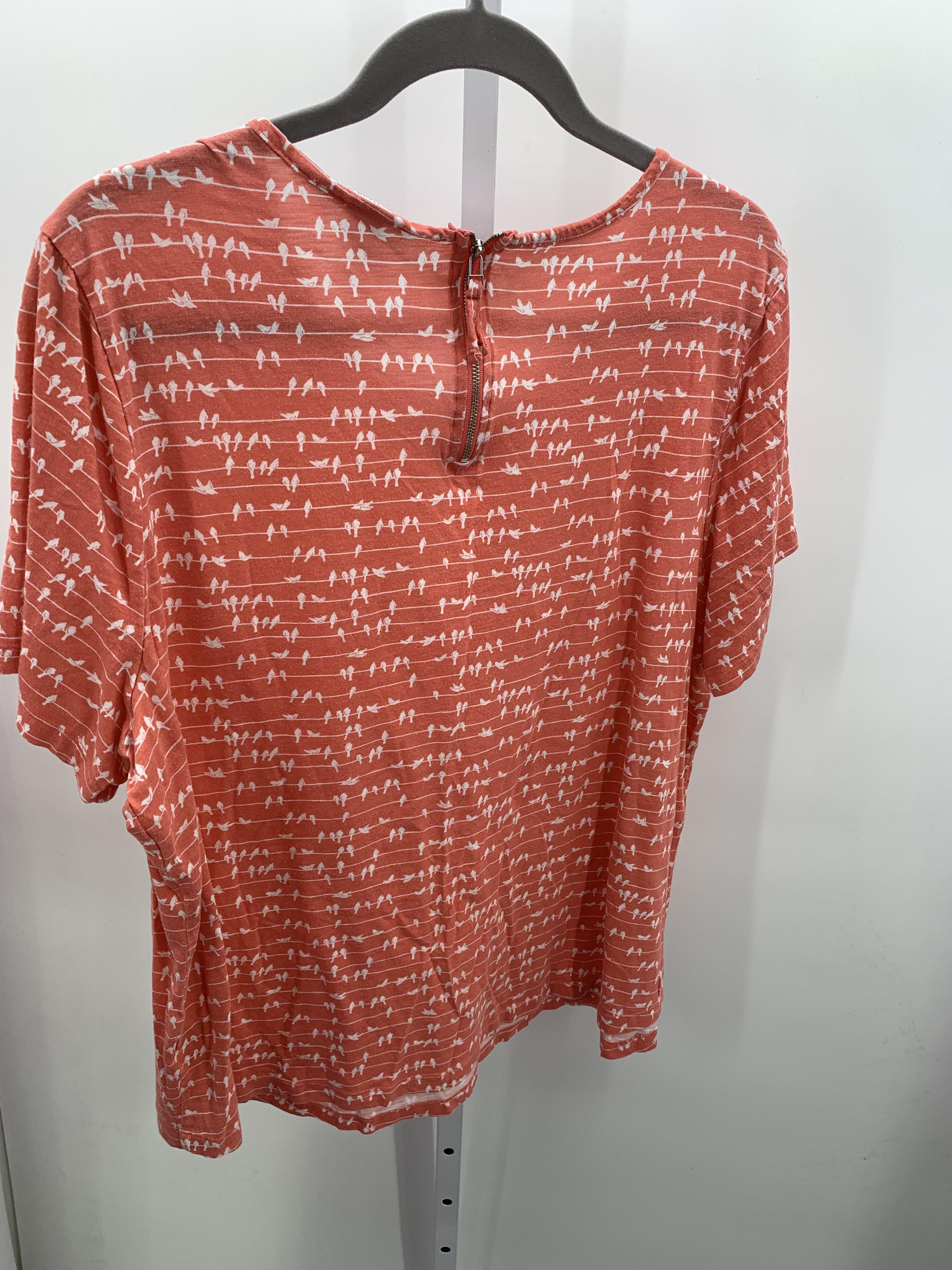 CJ Banks Size 2X Womens Short Sleeve Shirt
