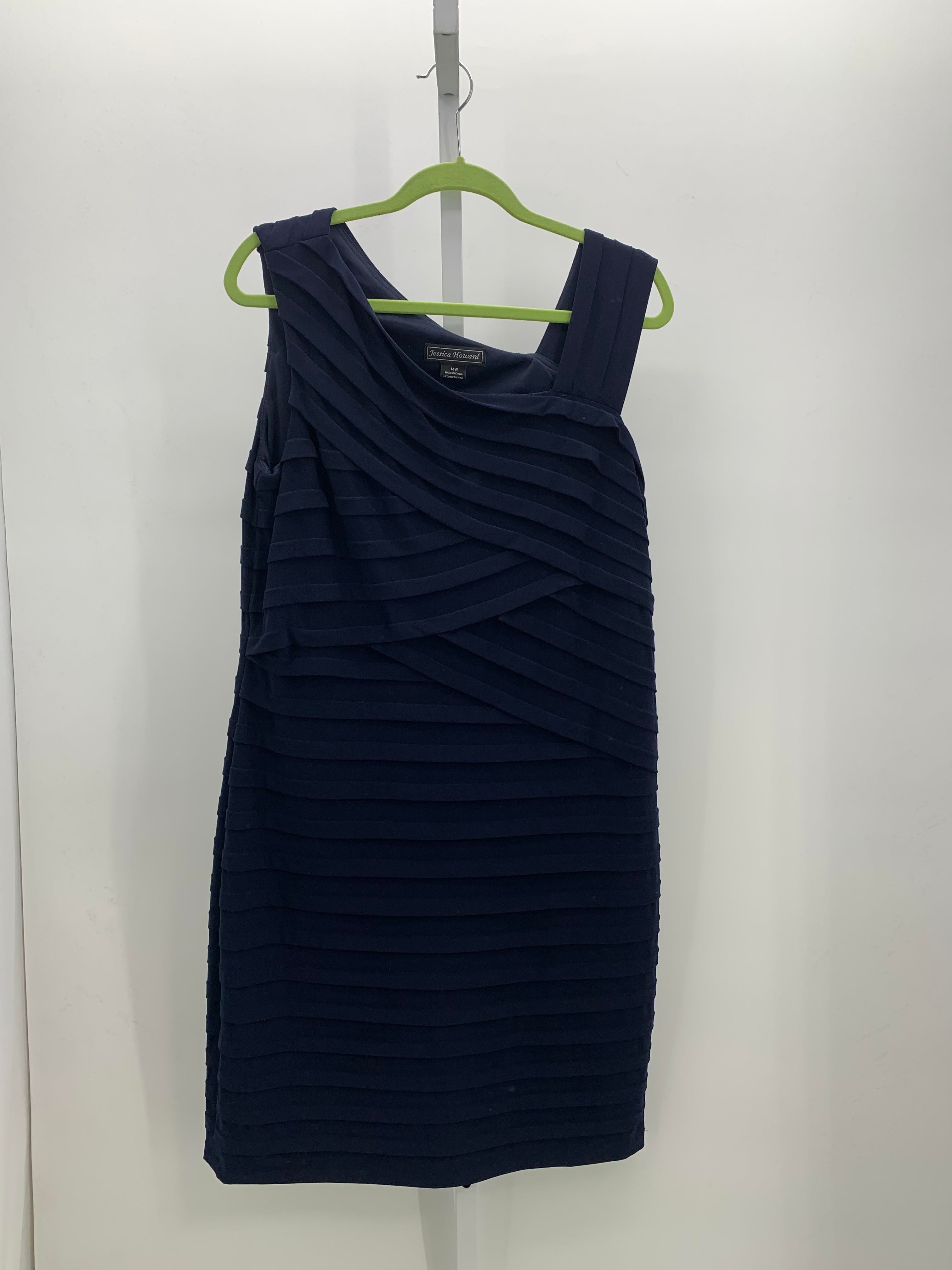 Jessica Howard Size 14 W Womens Sleeveless Dress