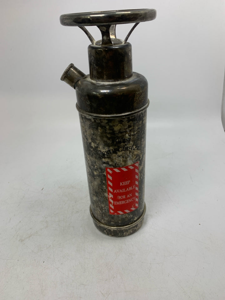 VTG GODLINGER SILVERPLATED THIRST EXTINGUISHER COCKTAIL SHAKER.