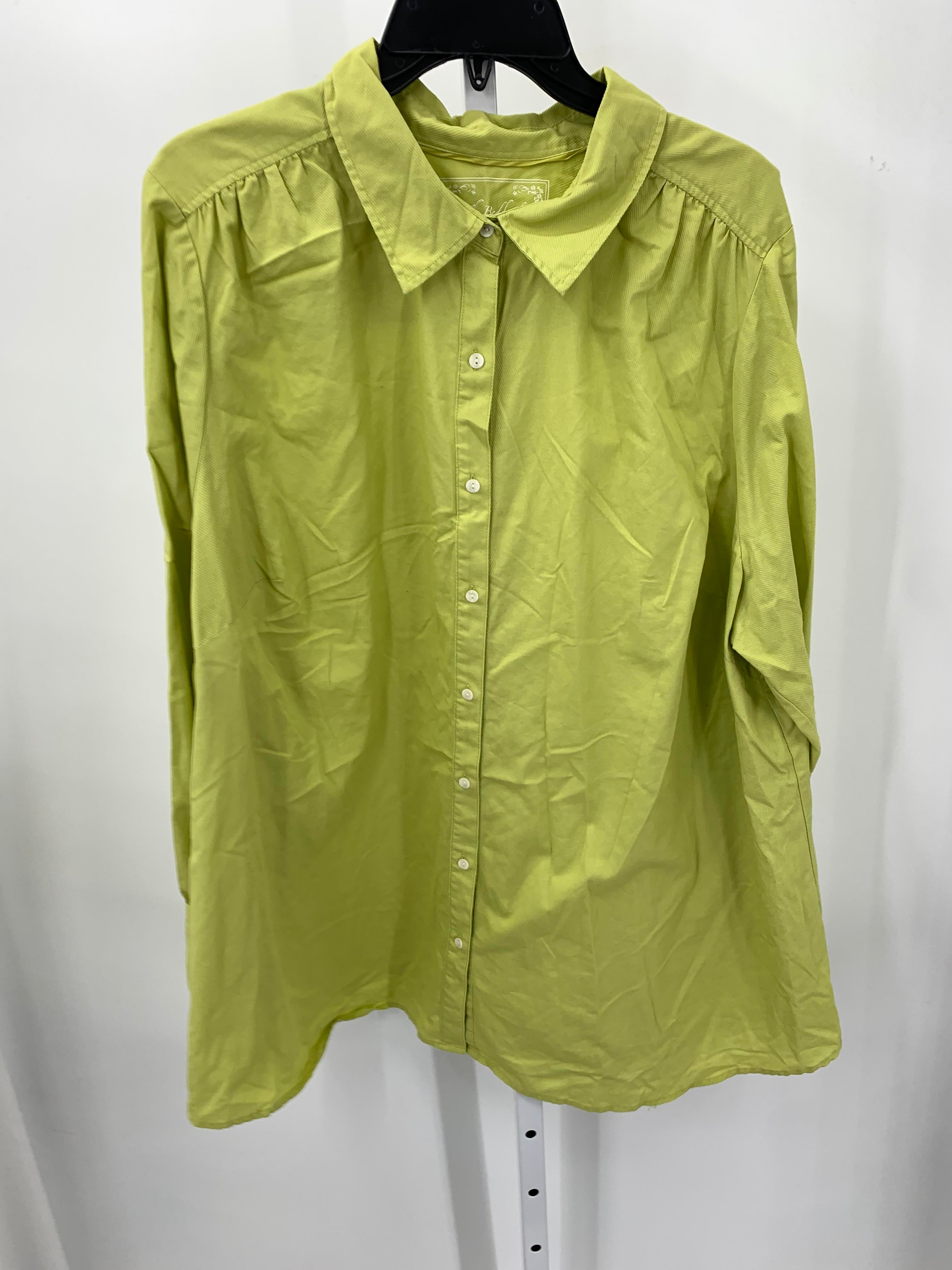 Avenue Size 26/28 W Womens Long Sleeve Shirt