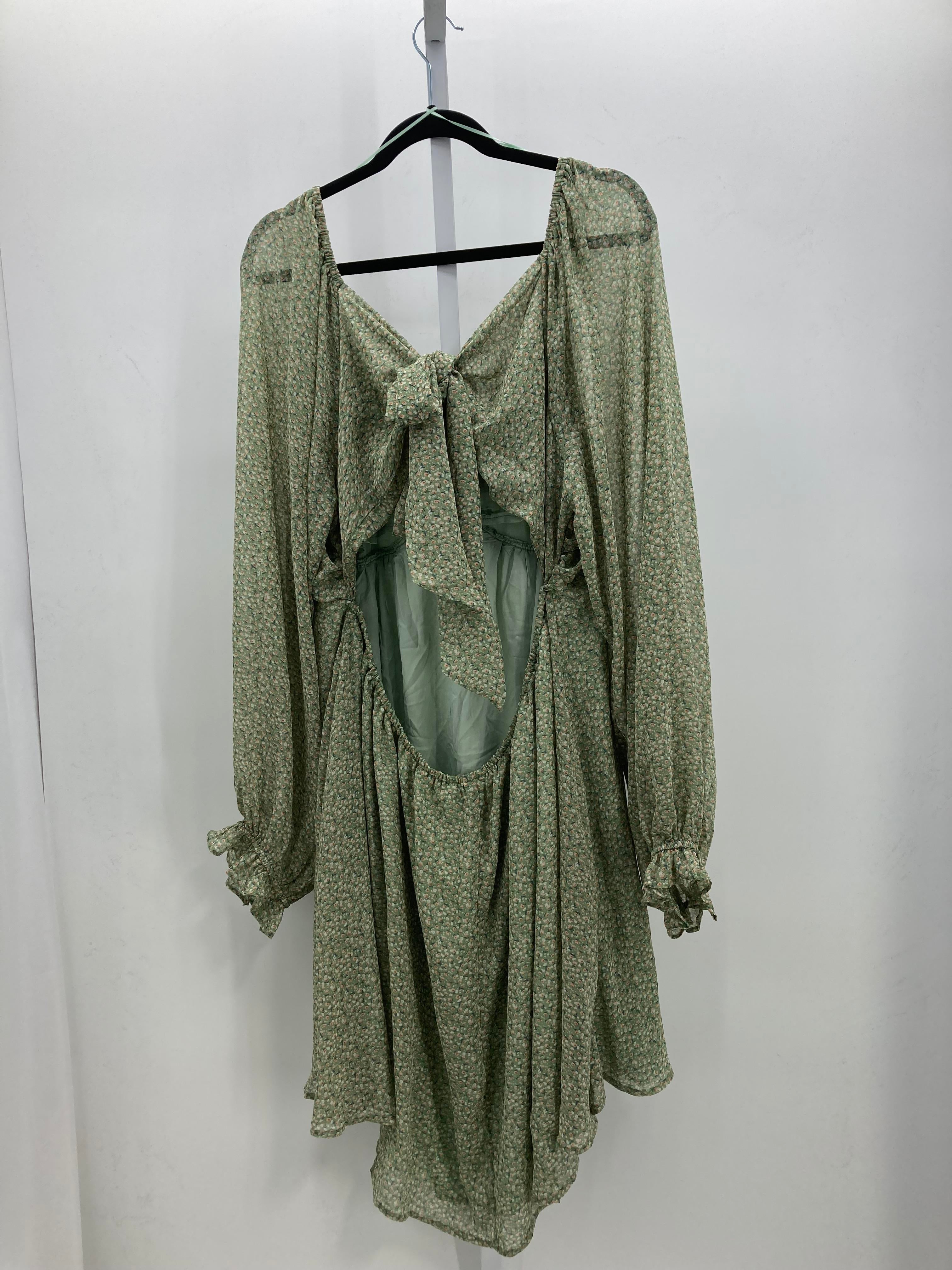 Size 3X Womens Long Sleeve Dress