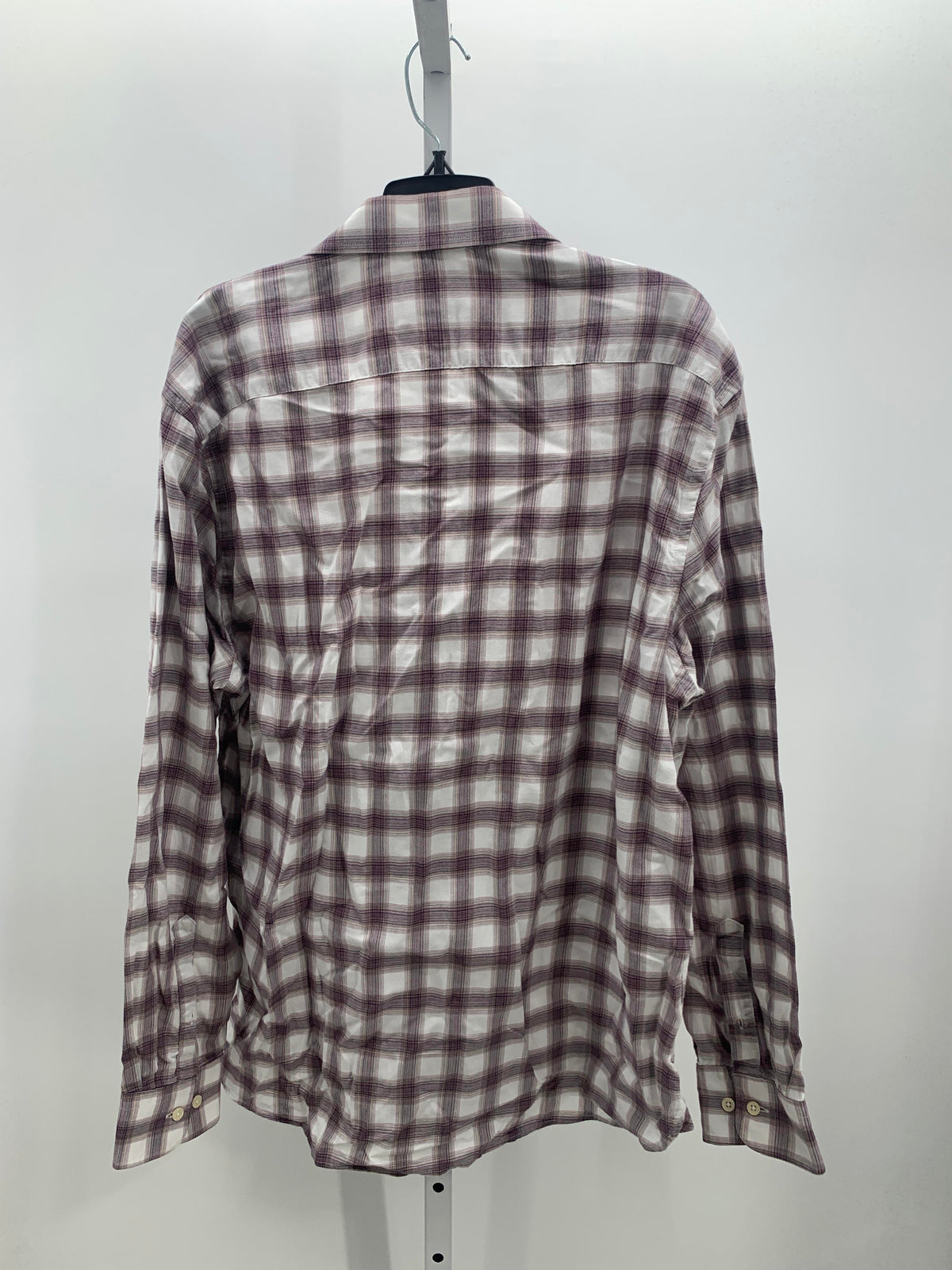 PLAID BTN DOWN