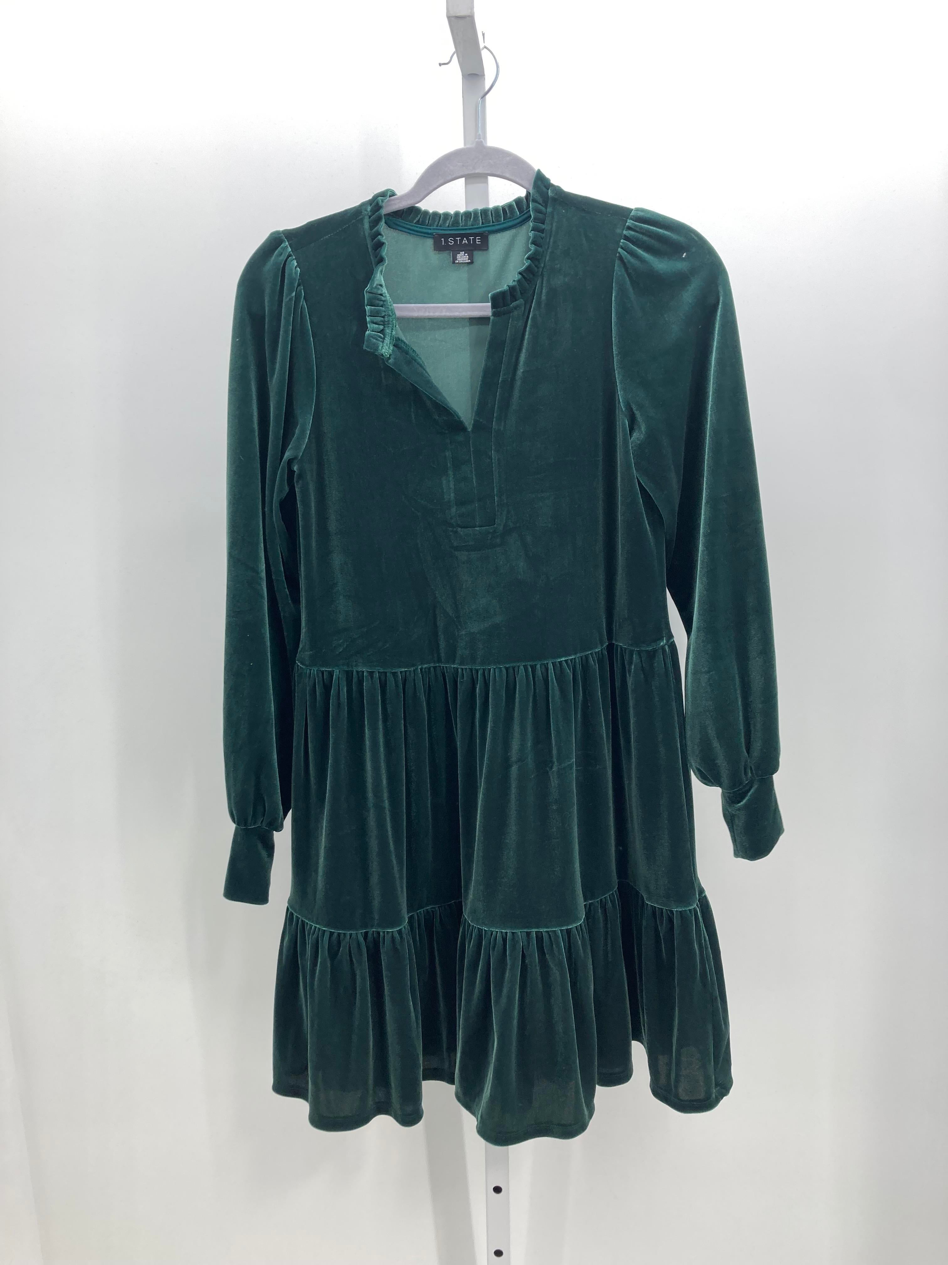 Size X Small Misses Long Sleeve Dress