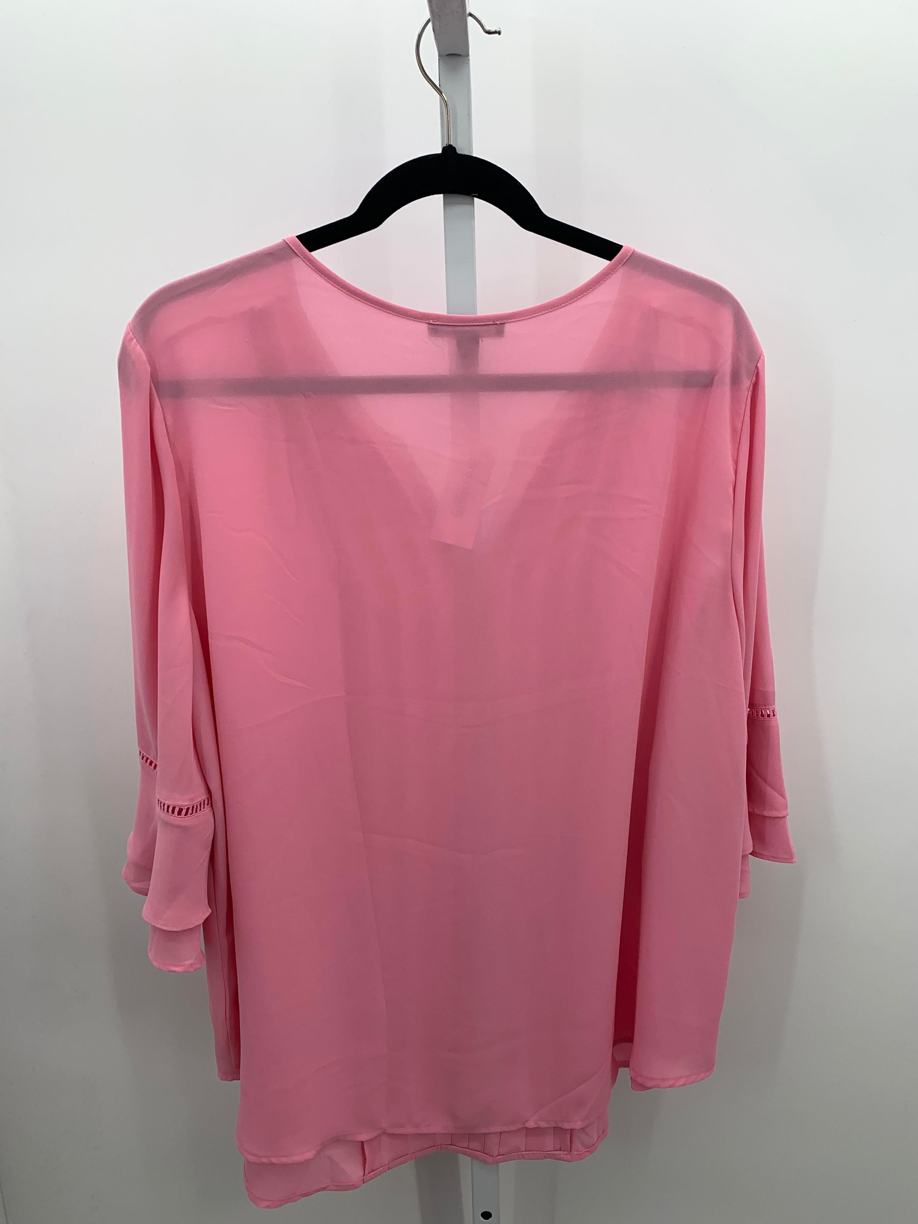 Roz & Ali Size 2X Womens Short Sleeve Shirt