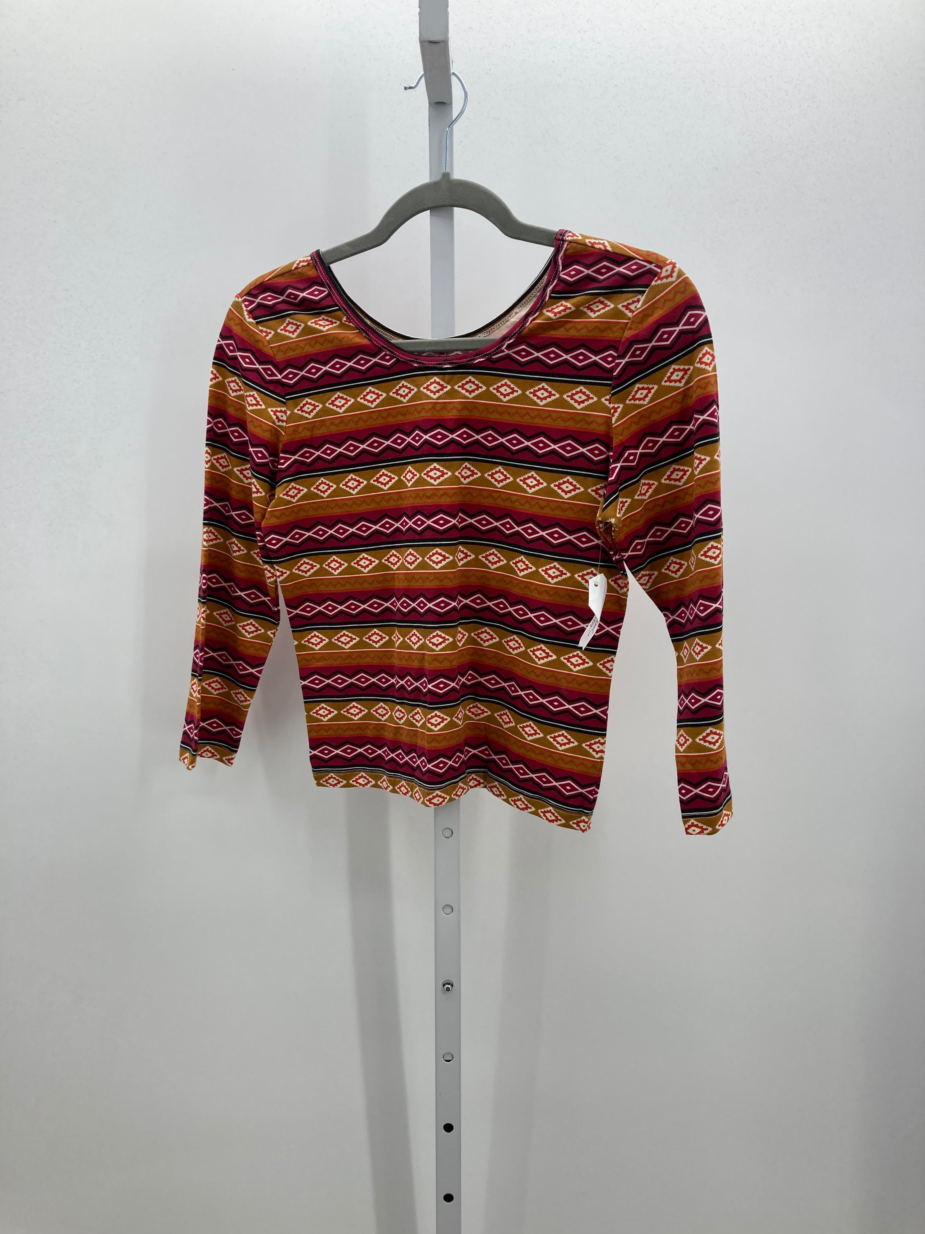 Size Large Juniors Long Sleeve Shirt