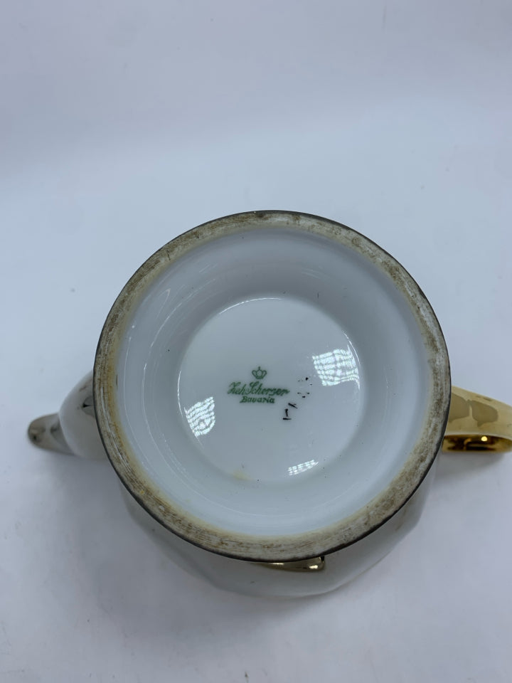 VTG METALLIC FINISH LEHSCHERGER TEA POT.