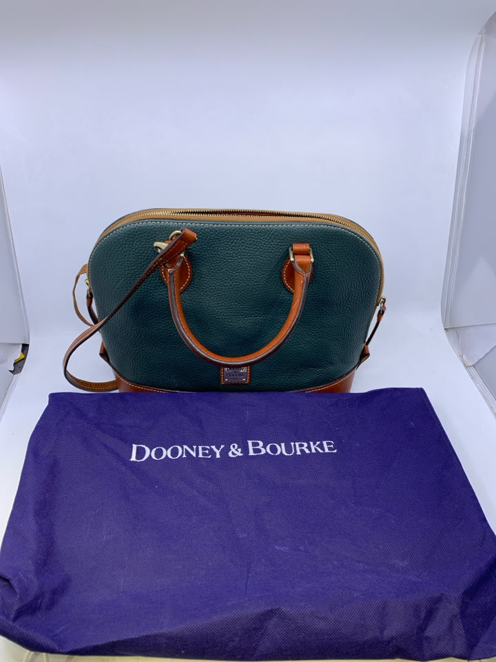 Dooney & Bourke Pebble Grain Zip Satchel w/ Sleeper Bag *Minor Wear