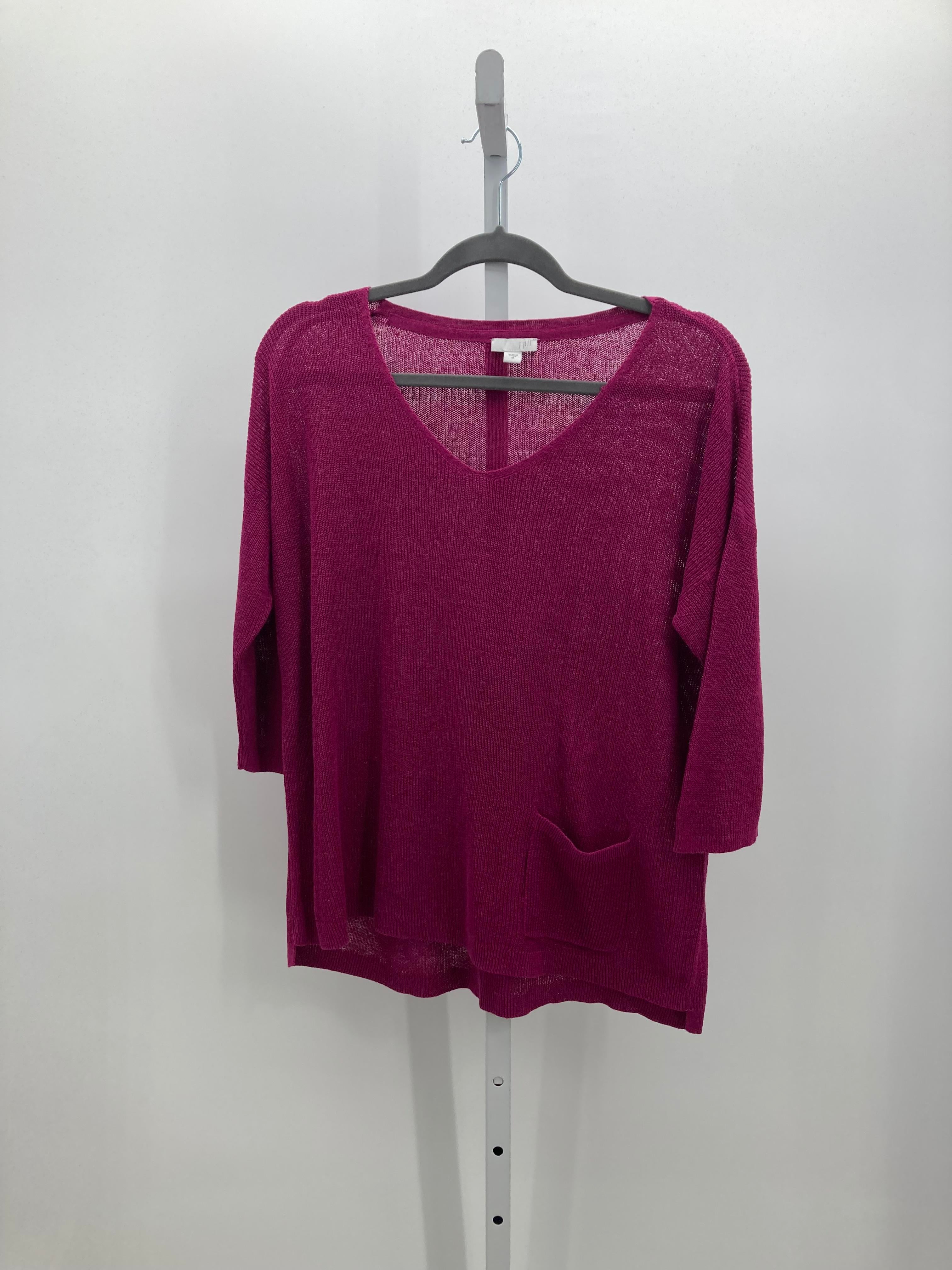 J-Jill Size Medium Misses 3/4 Sleeve Sweater