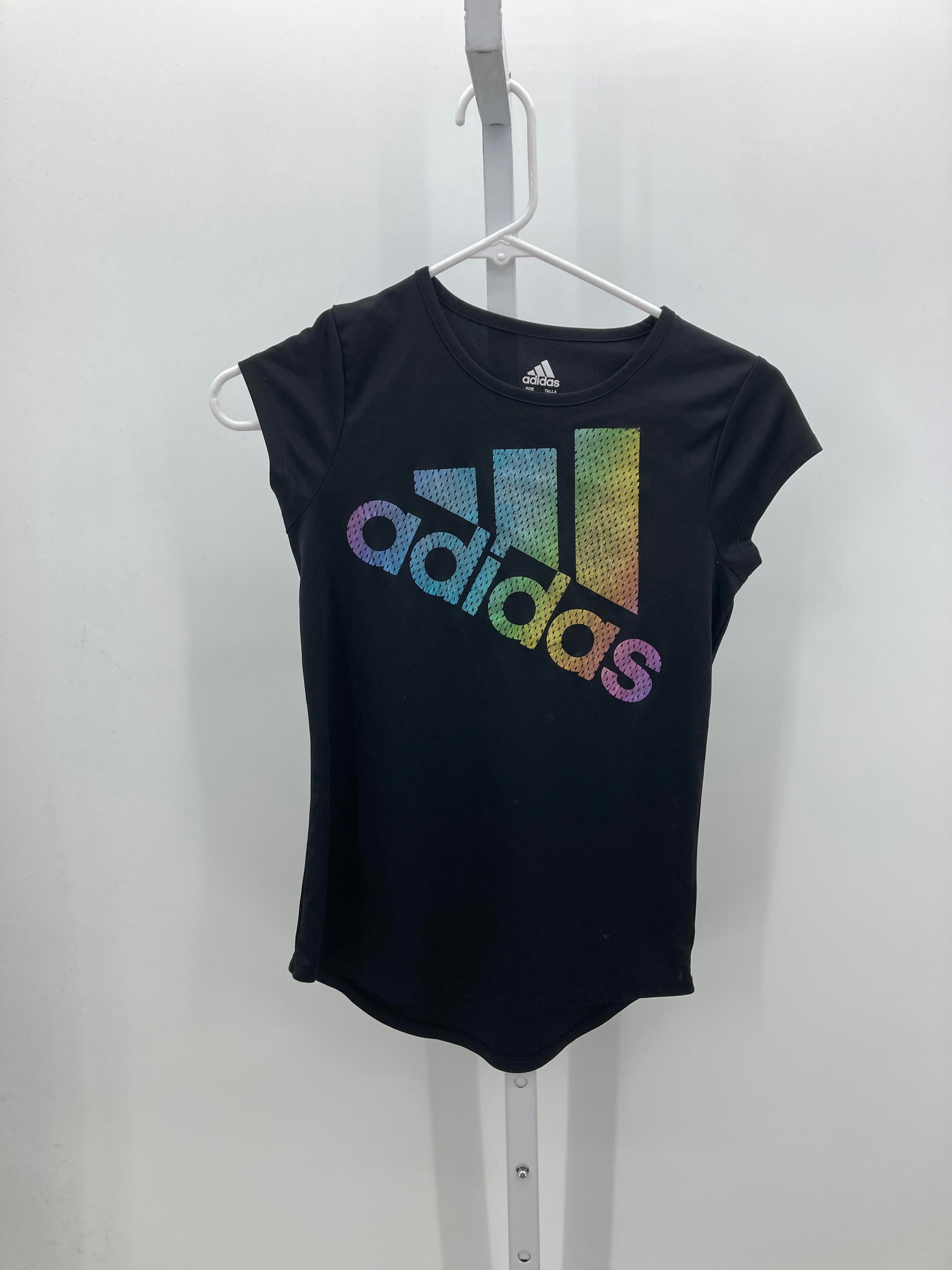 Adidas Size 10-12 Girls Short Sleeve Shirt