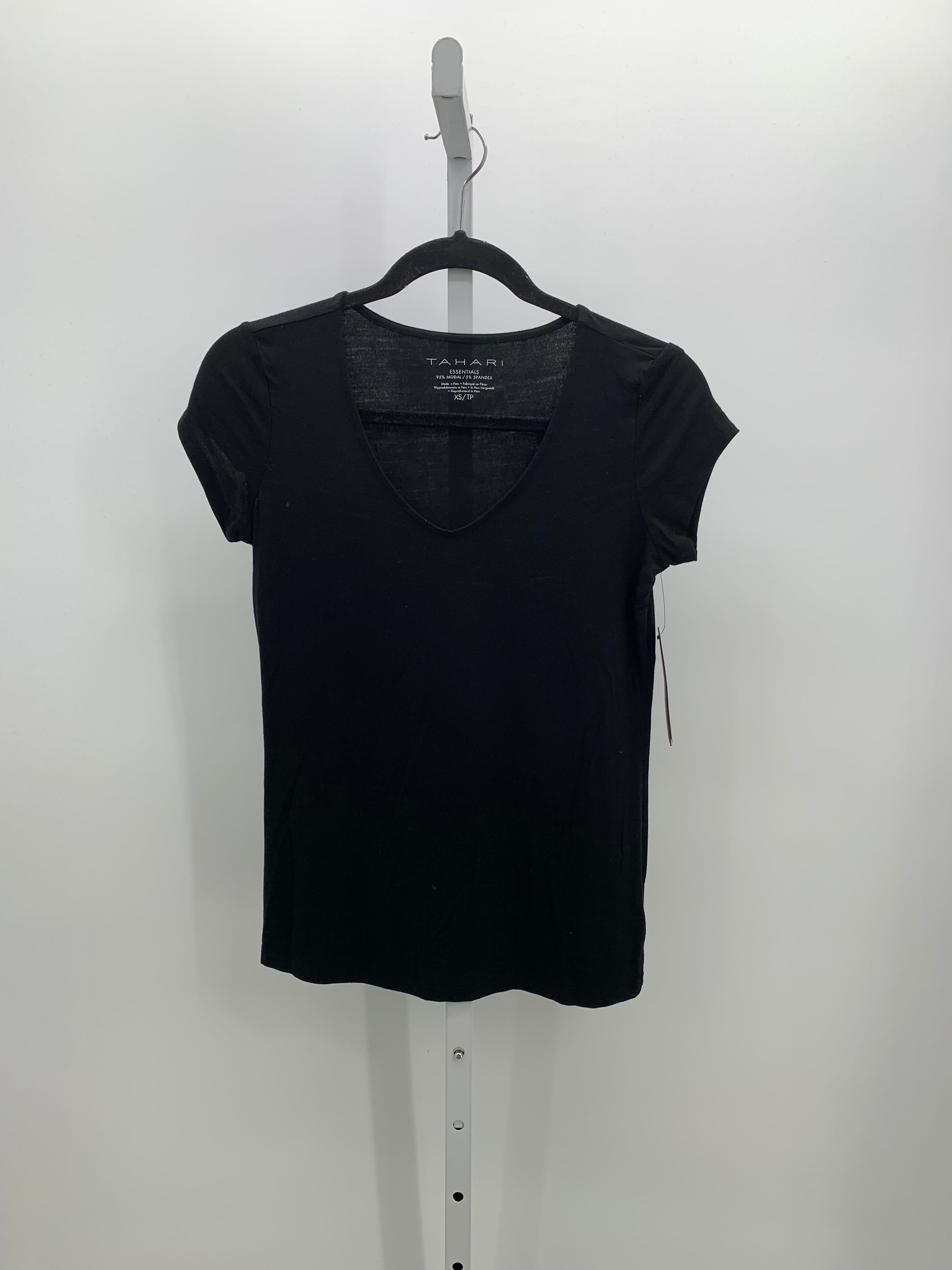 Tahari Size X Small Misses Short Sleeve Shirt