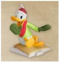 Hallmark Ornament 2012 Ready Set Snow Cool Duck Donald - in box