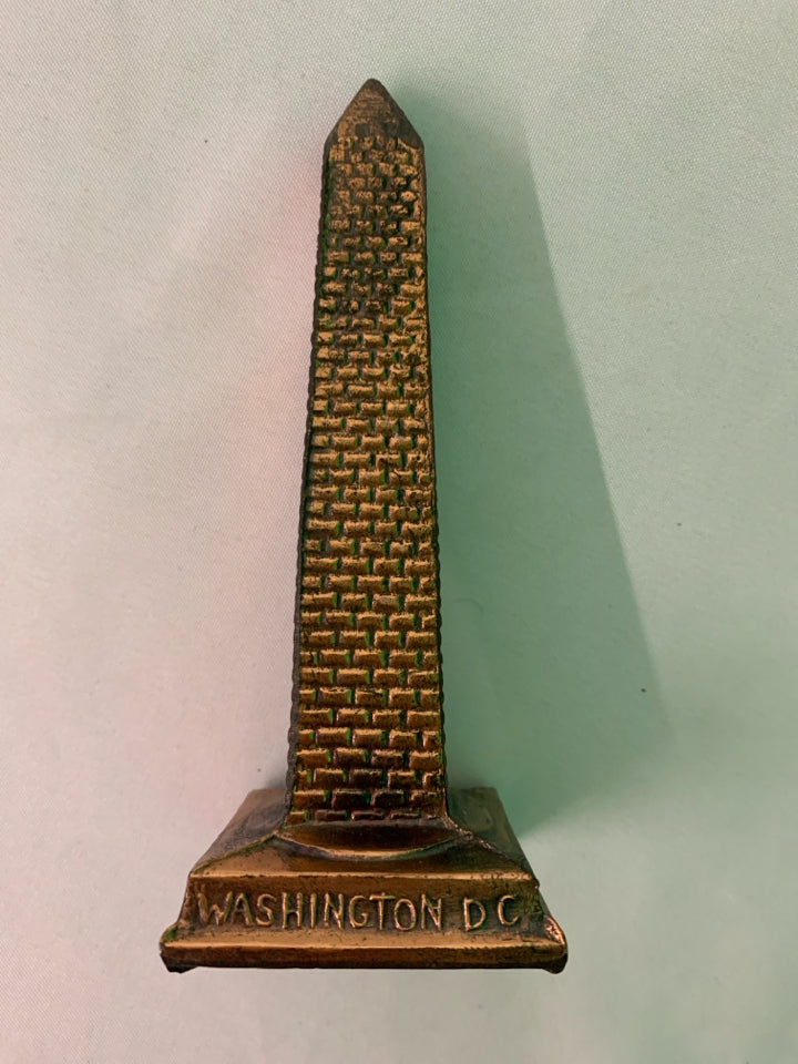 VTG WASHINGTON MONUMENT THERMOMETER.