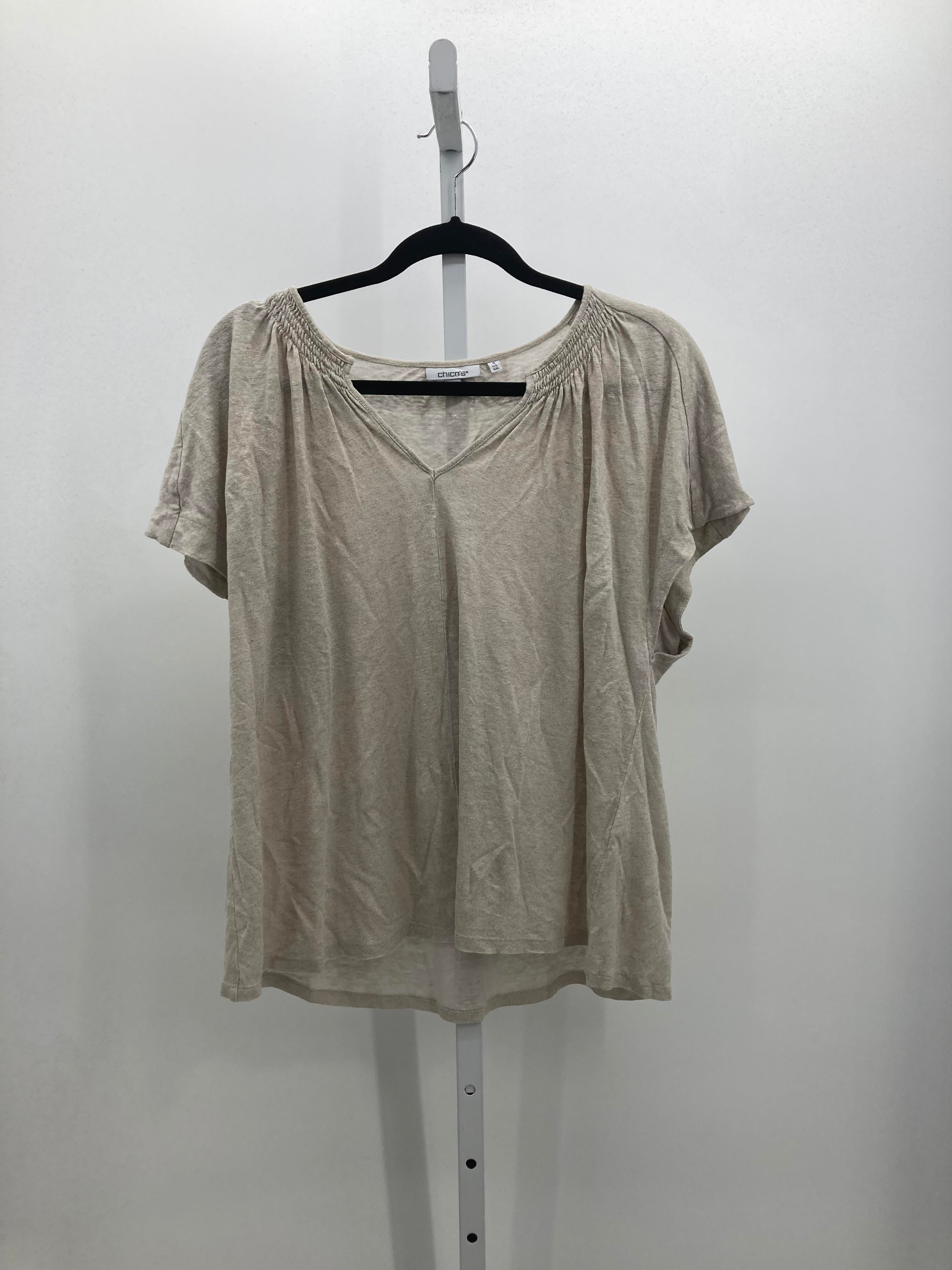 Chico's Size XXL Misses Short Sleeve Shirt