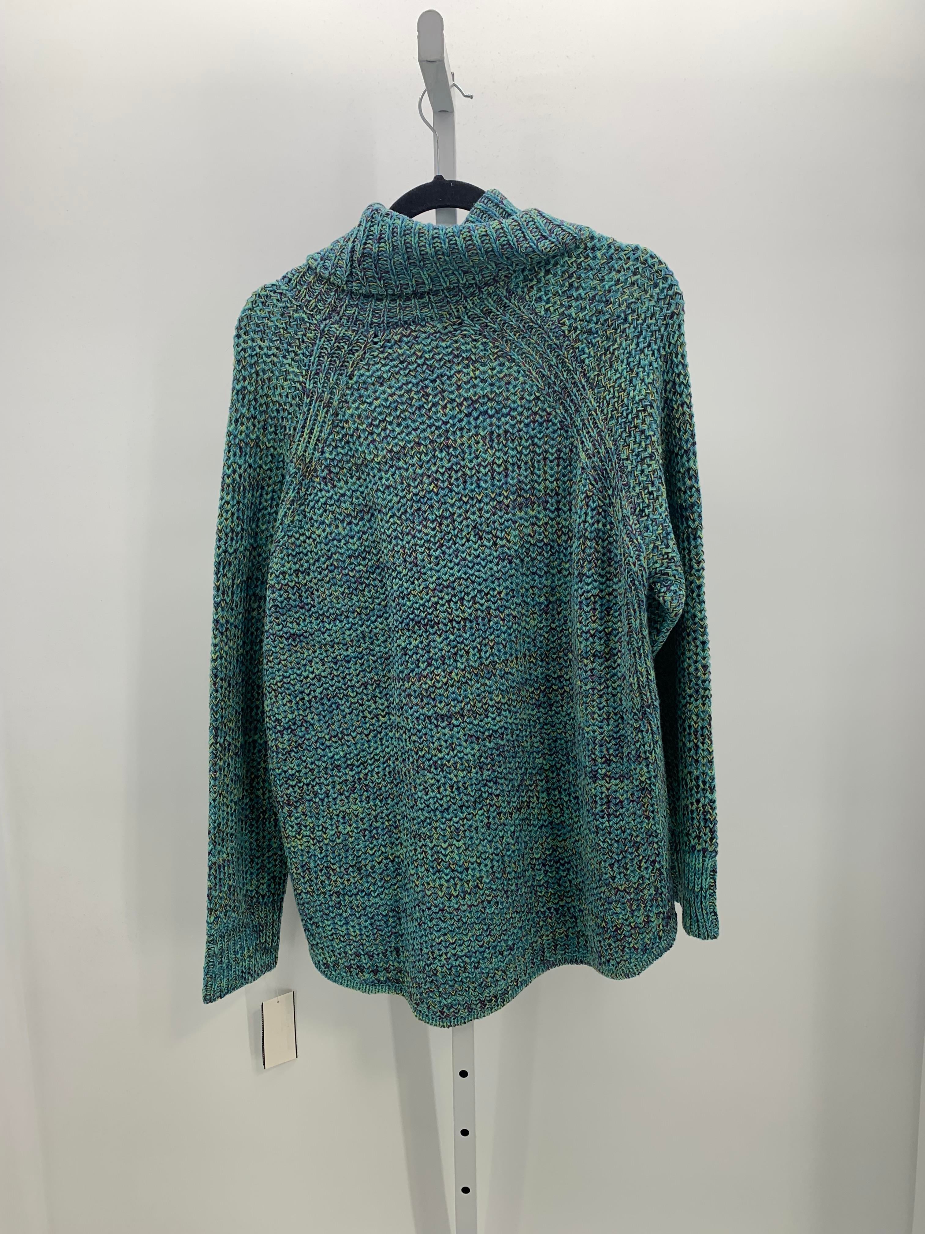 John Paul Richard Size 1X Womens Long Slv Sweater