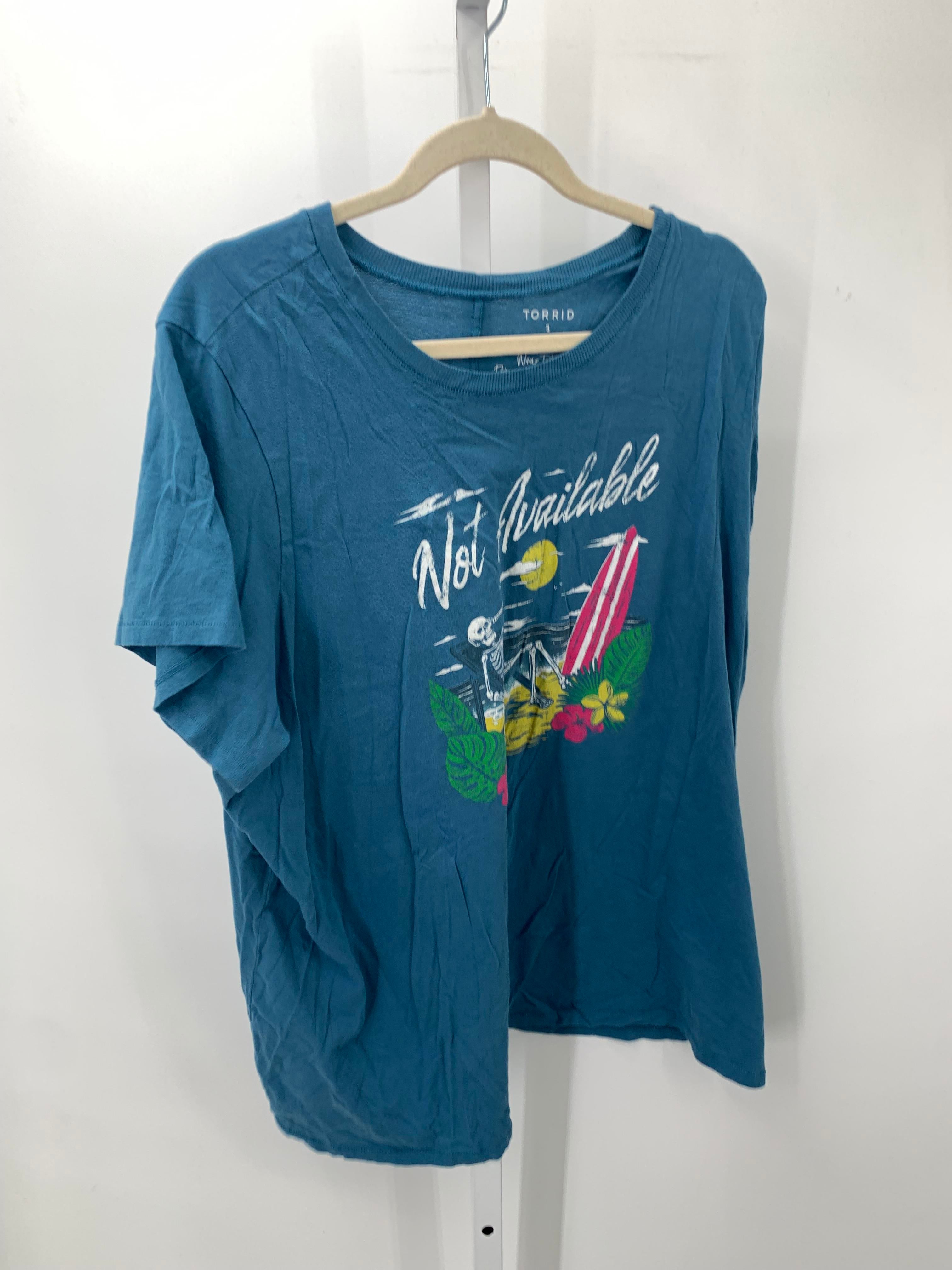 Torrid Size 3X Womens Short Sleeve Shirt