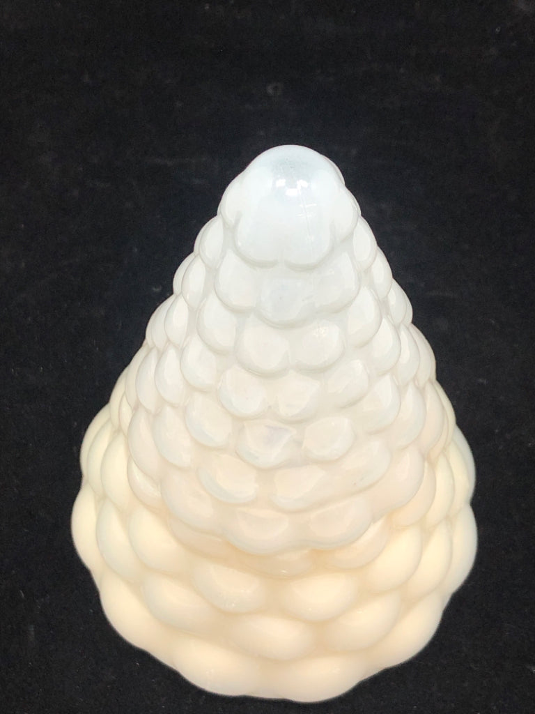 WINTER PINE TREE CANDLE.