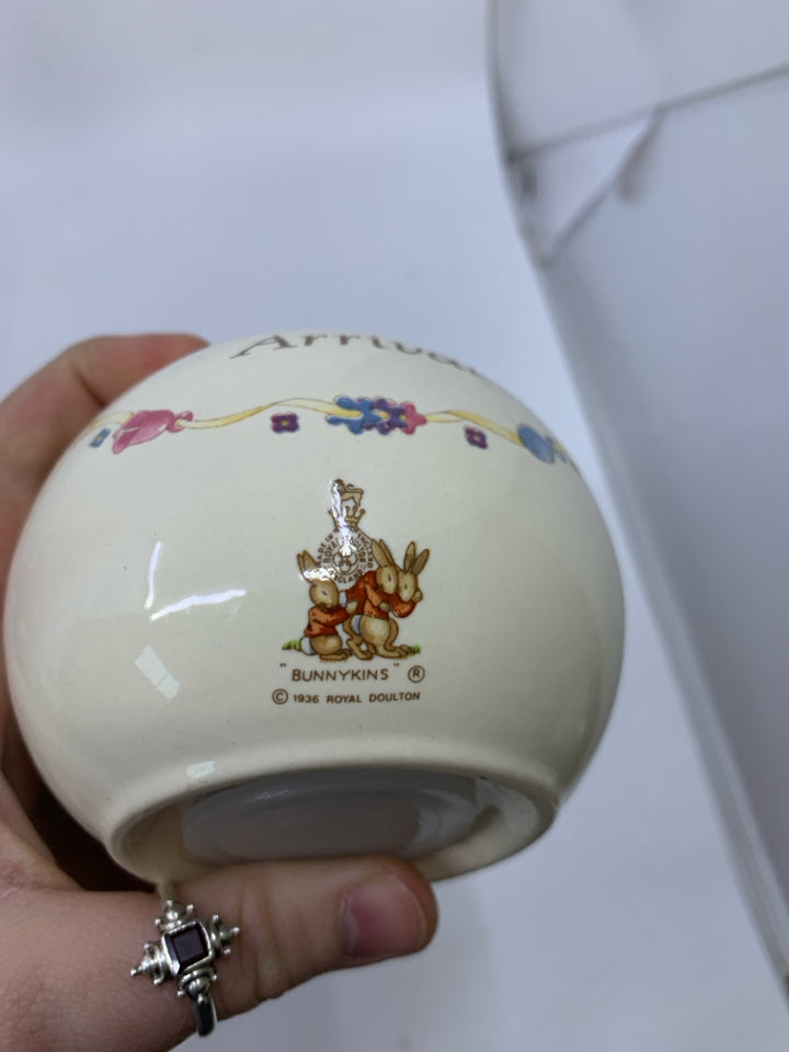 BUNNYKINS SMALL SPHERE COIN BANK NEW ARRIVAL.