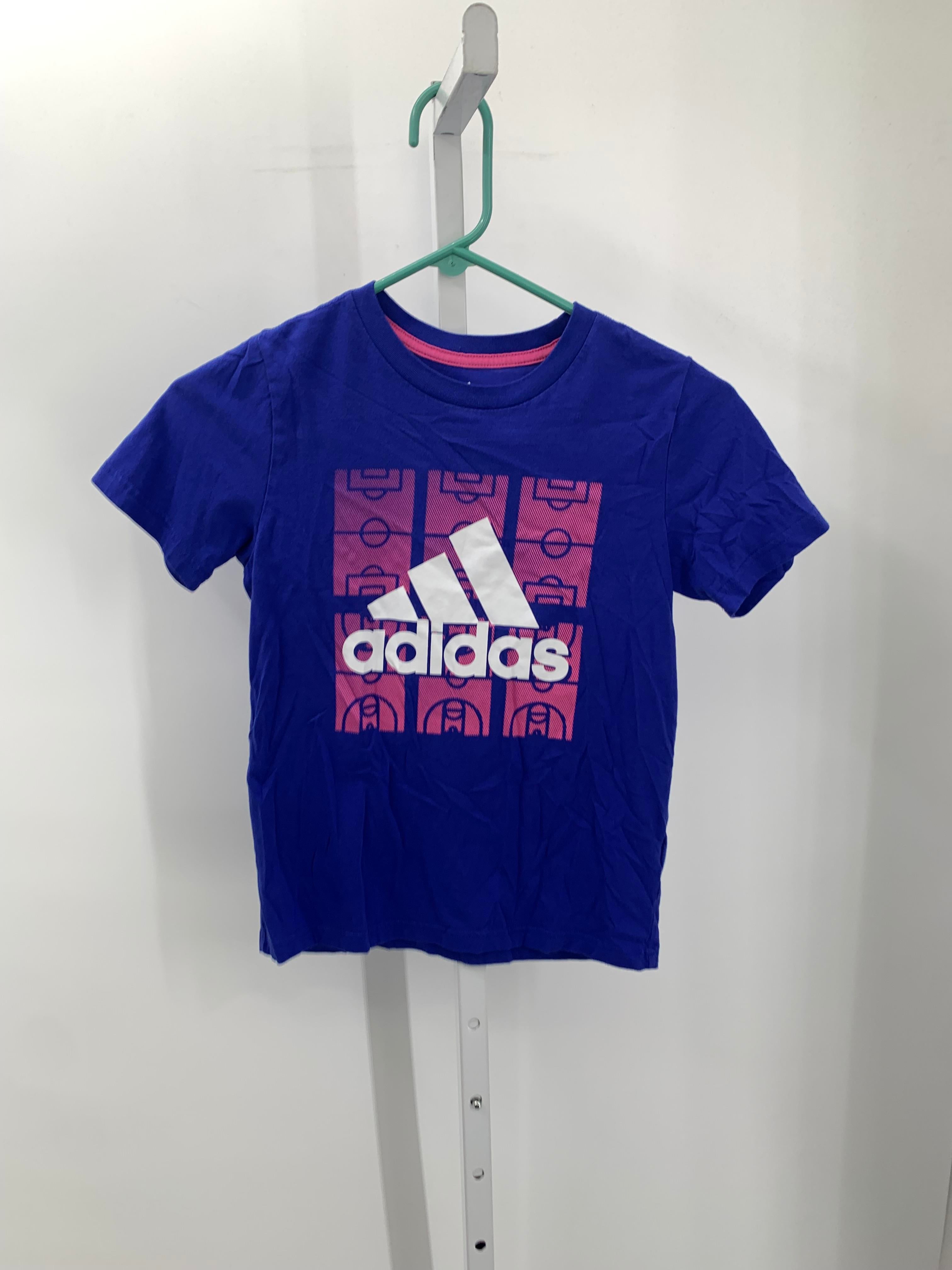 Adidas Size 8 Girls Short Sleeve Shirt