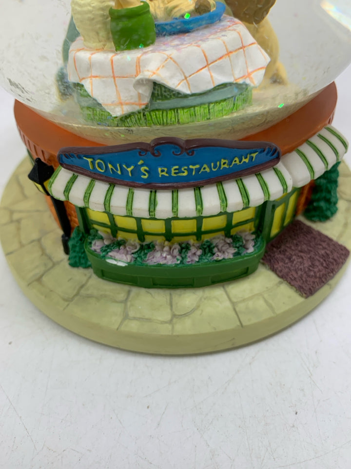 VTG DISNEY LADY AND THE TRAMP AT TONY'S RESTAURANT.