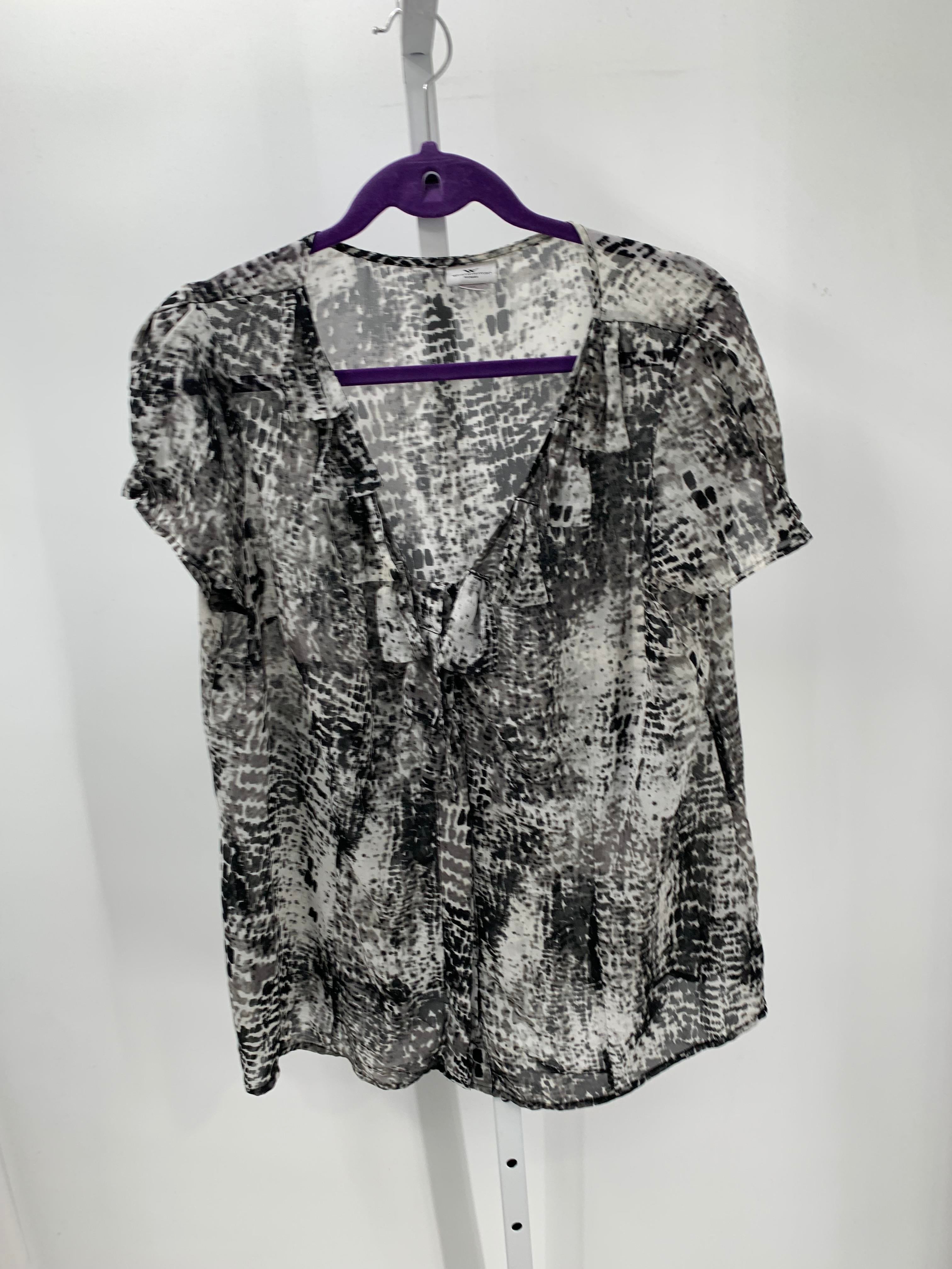 Worthington Size 1X Womens Short Sleeve Shirt