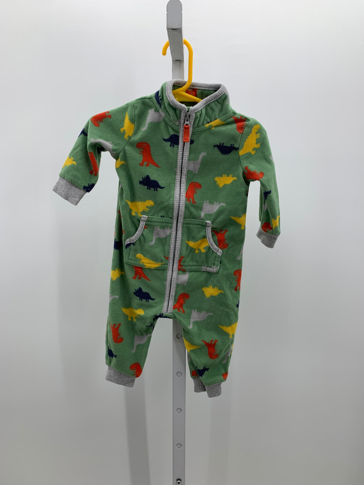 FLEECE DINO ROMPER