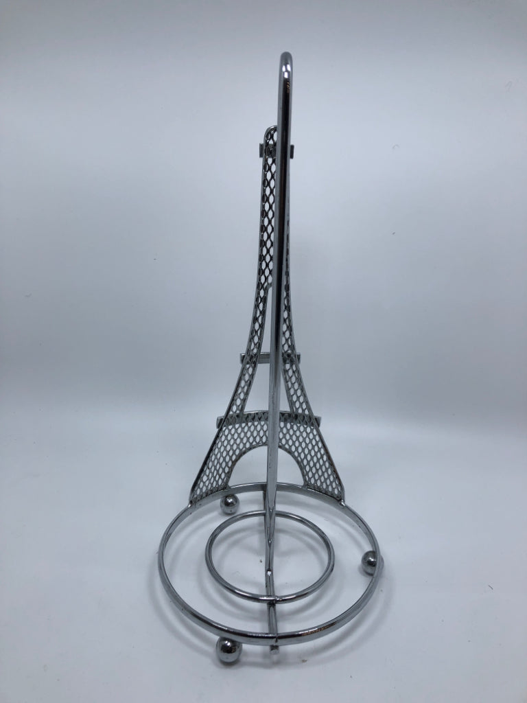 METAL EIFFEL TOWER PAPER TOWEL HOLDER.