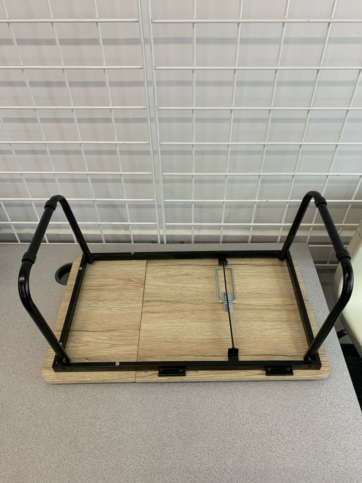 LIGHT-WOOD DESIGN ADJUSTABLE FOLDING LAP DESK.