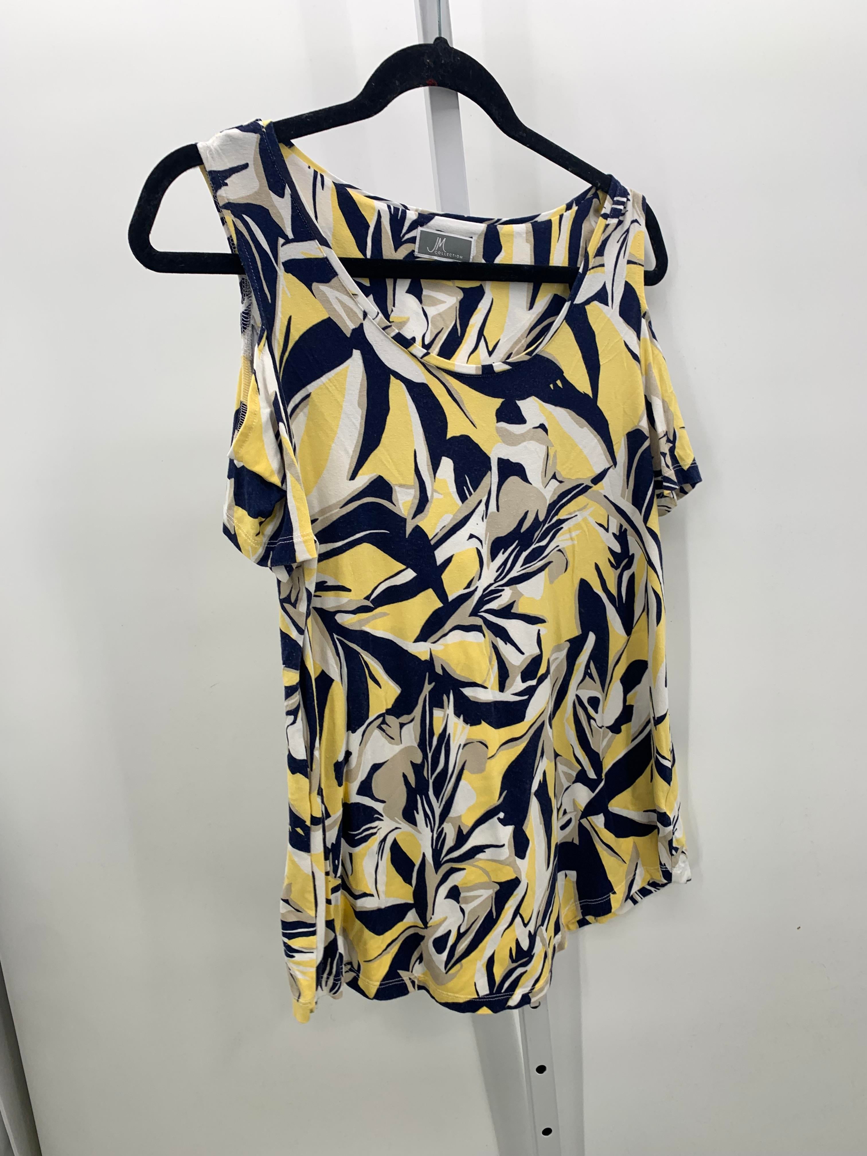 JM Collection Size Small Misses Short Sleeve Shirt