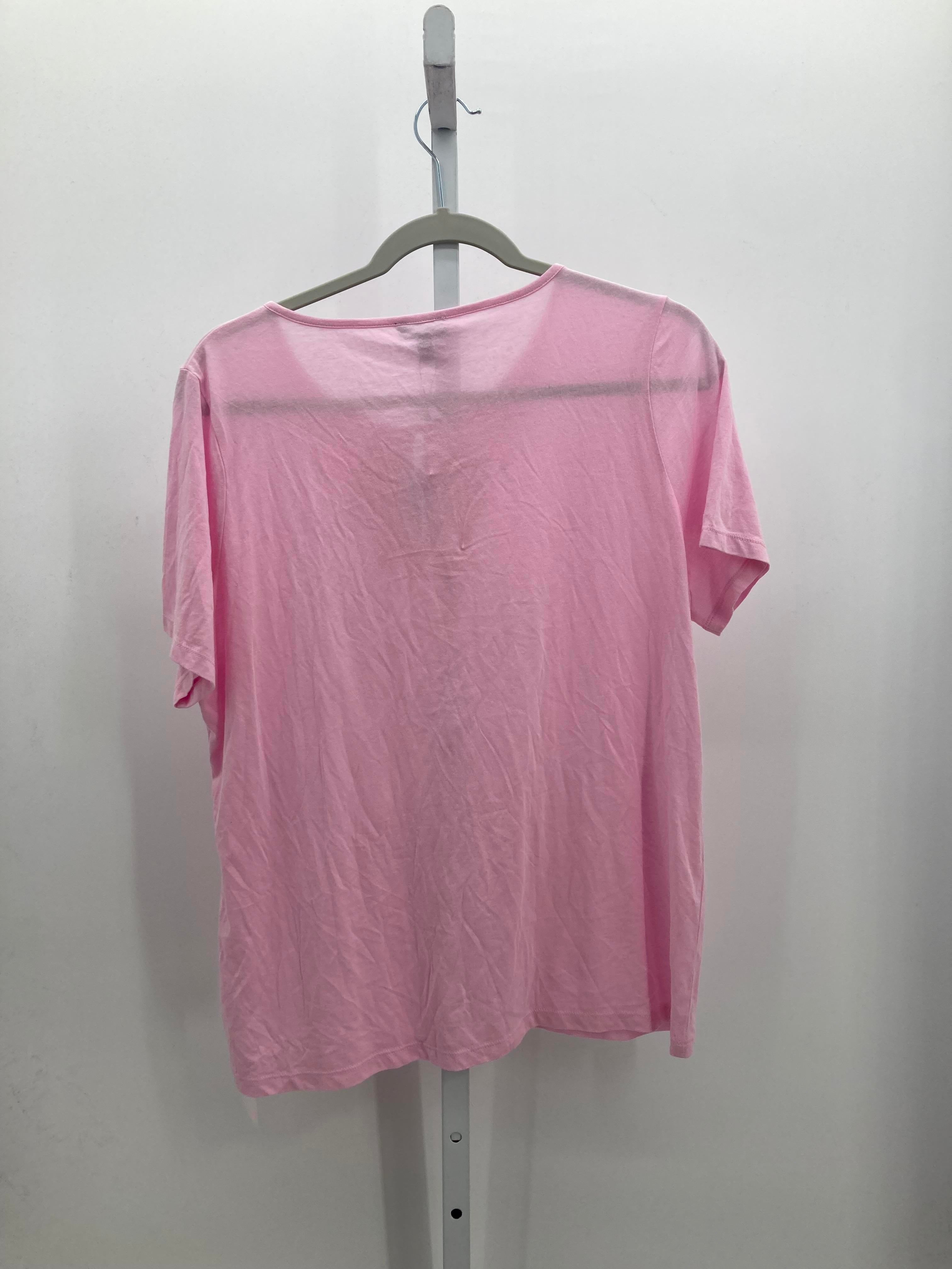 Talbots Size 1X Womens Short Sleeve Shirt