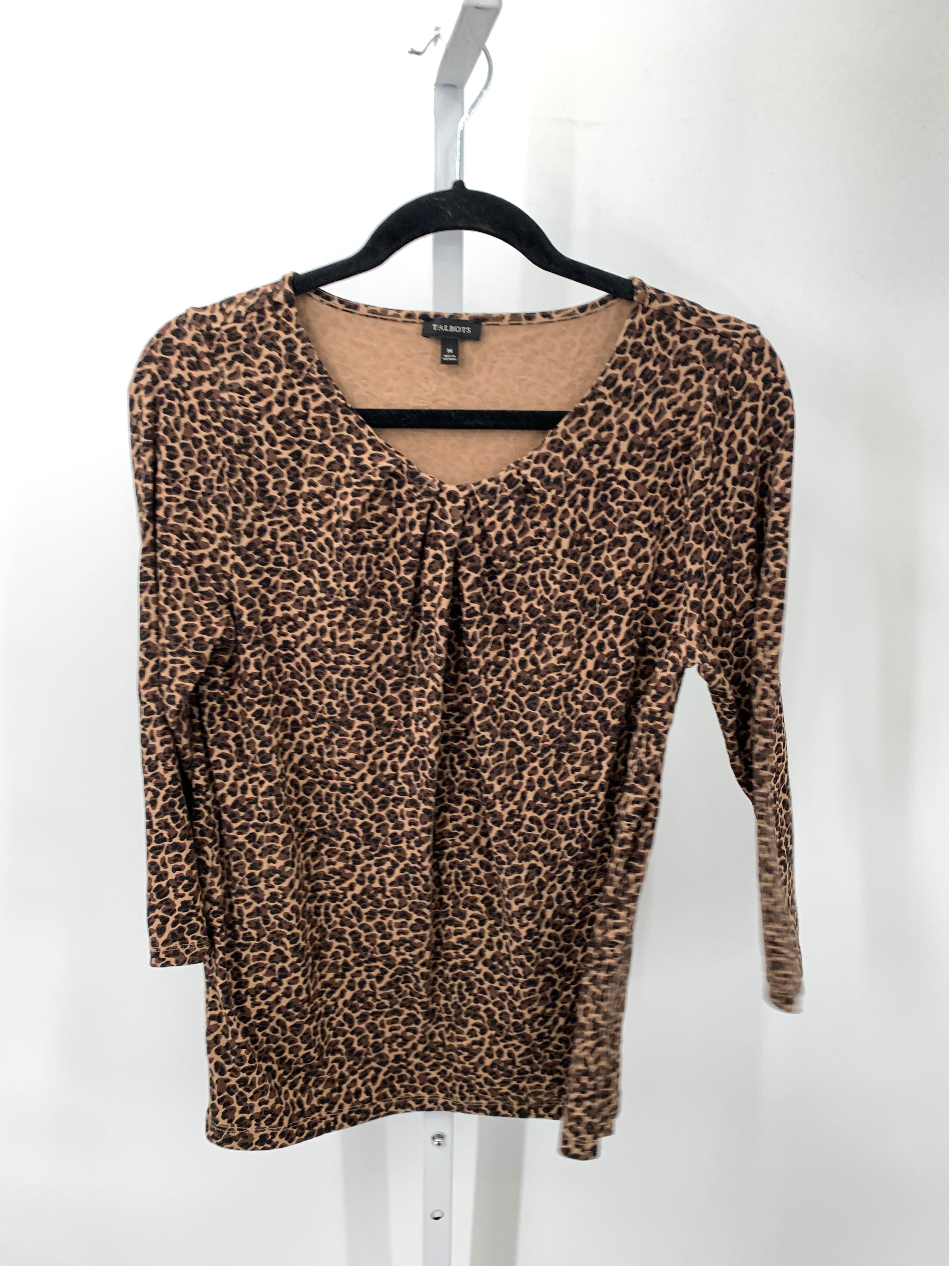 Talbots Size Medium Misses 3/4 Sleeve Shirt